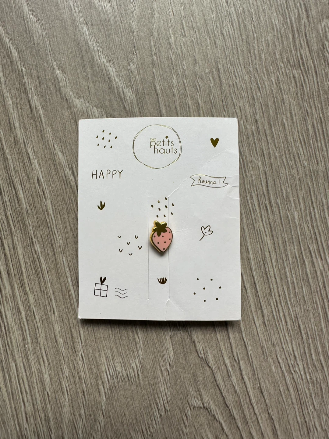 Des Petits Hauts Strawberry Enamel Pin