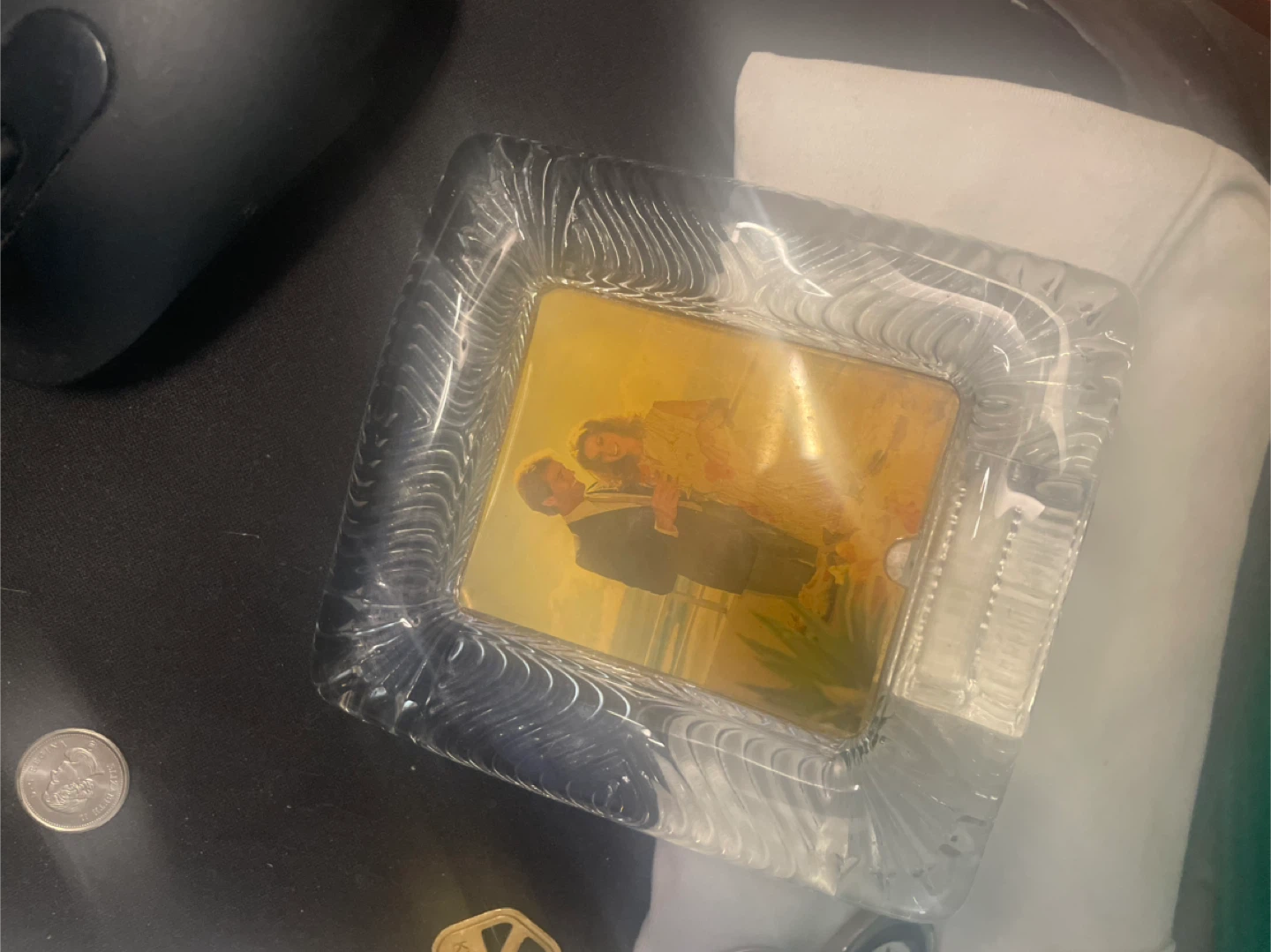 Clear Glass Photo Frame