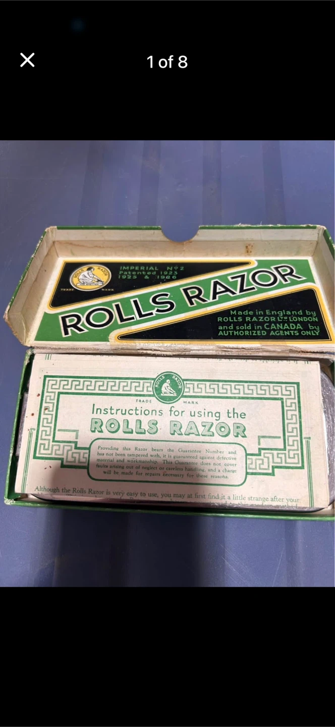 Vintage Rolls Razor Imperial No. 2 Safety Razor