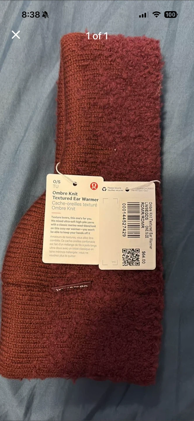 Lululemon Ombre Knit Textured Ear Warmer