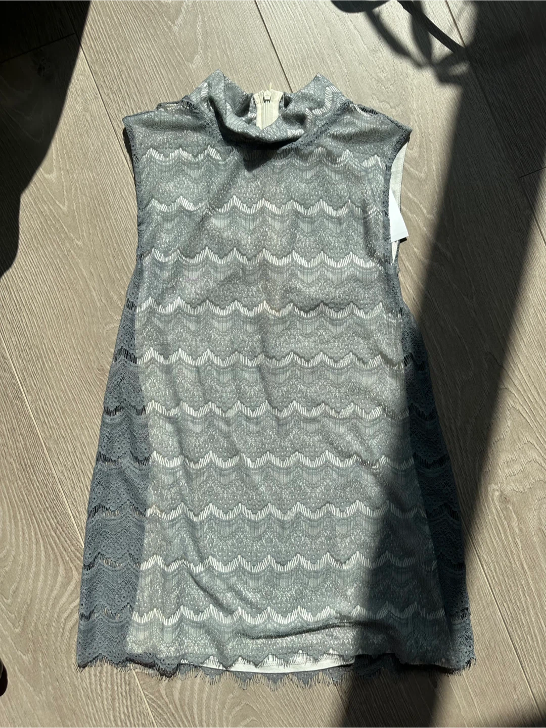 Banana Republic Lace Mock Neck Top - XS