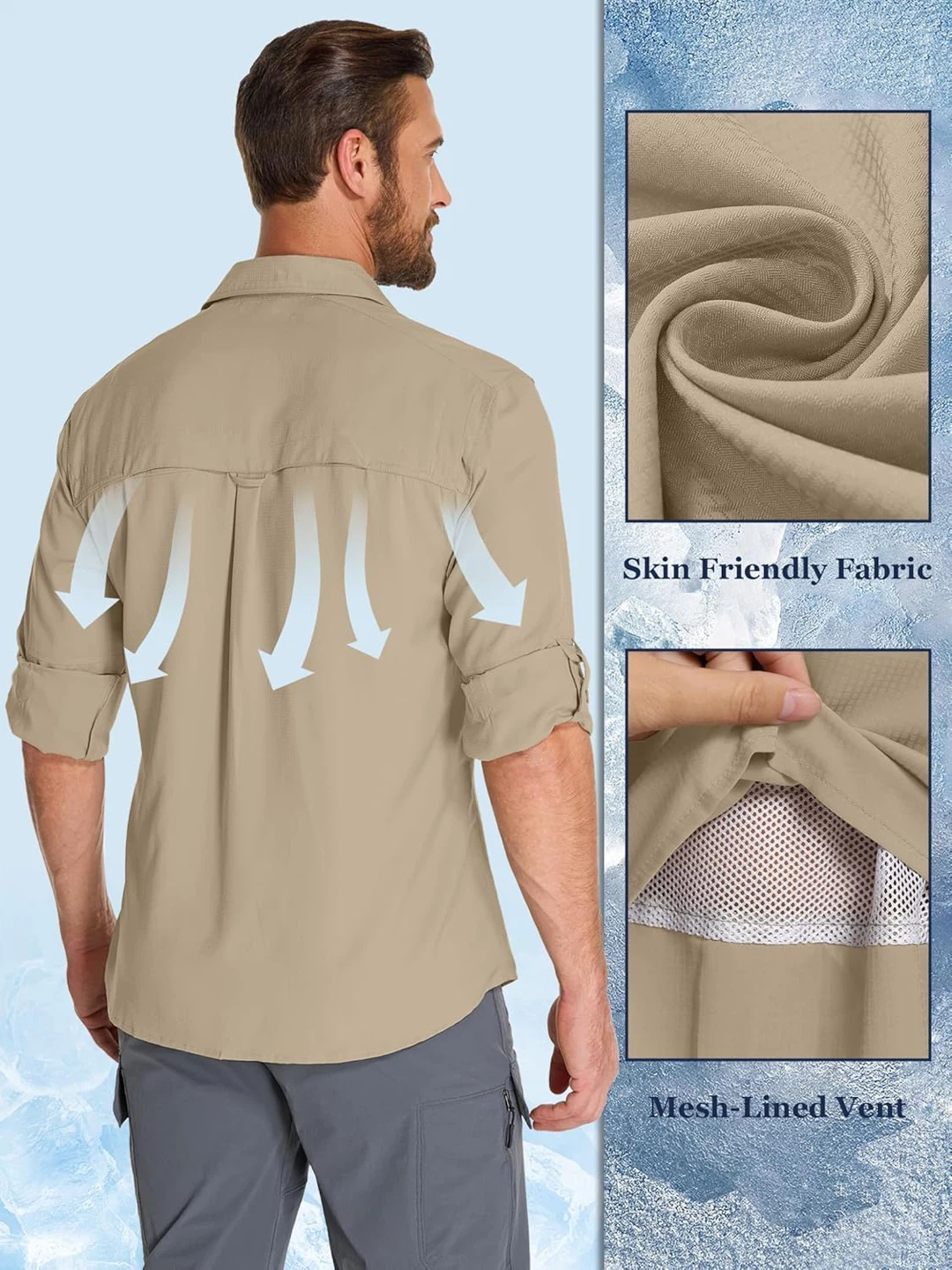 Mens Safari Shirts Long Sleeve - photo 2