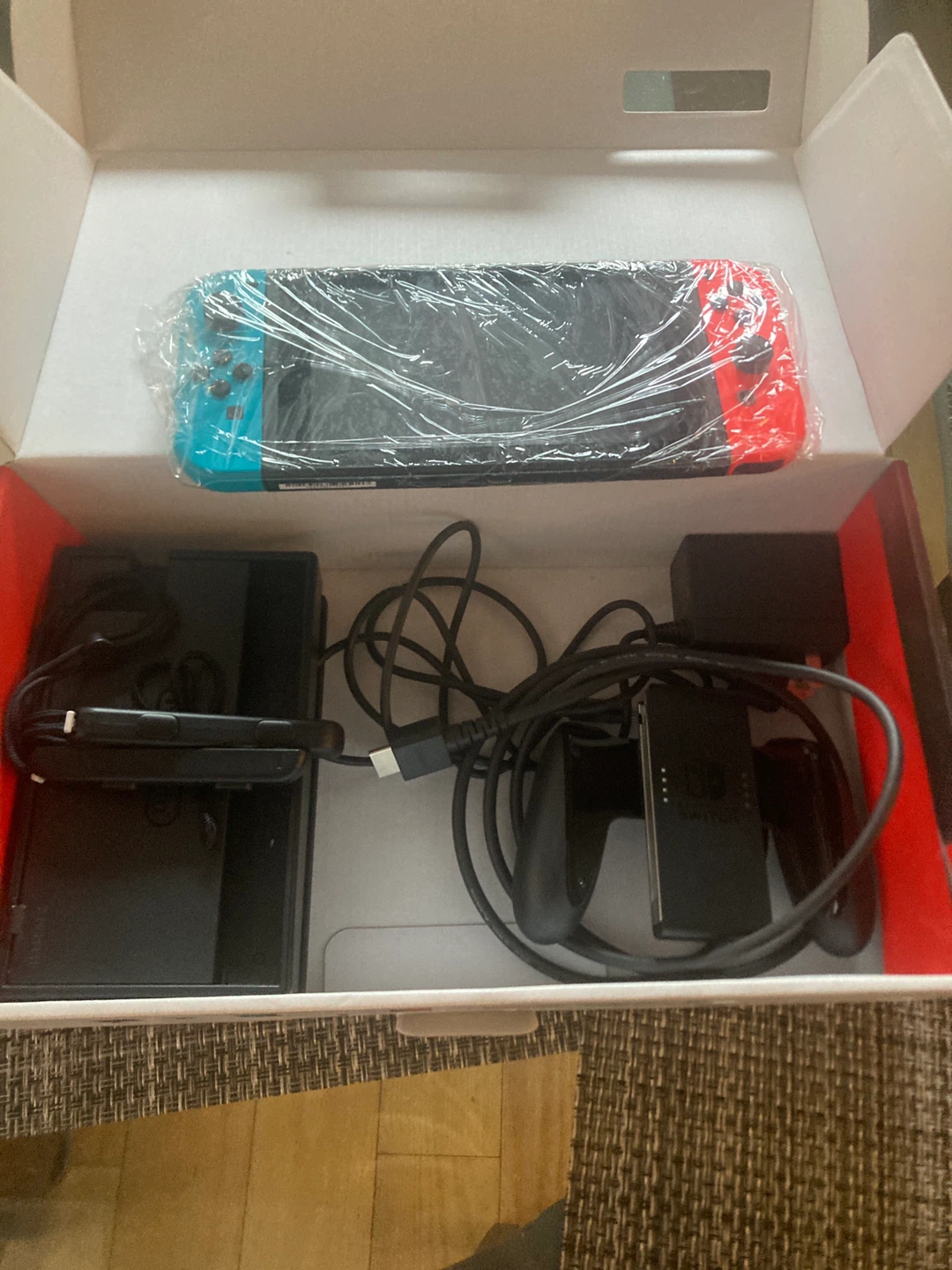 Nintendo Switch Console with Blue and red Joy-Cons - photo 4