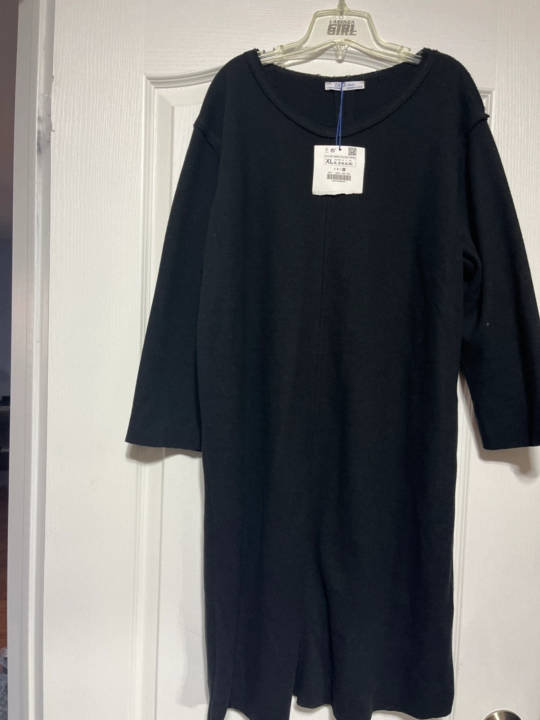 Black Zara Woman Knit Dress - Size XL