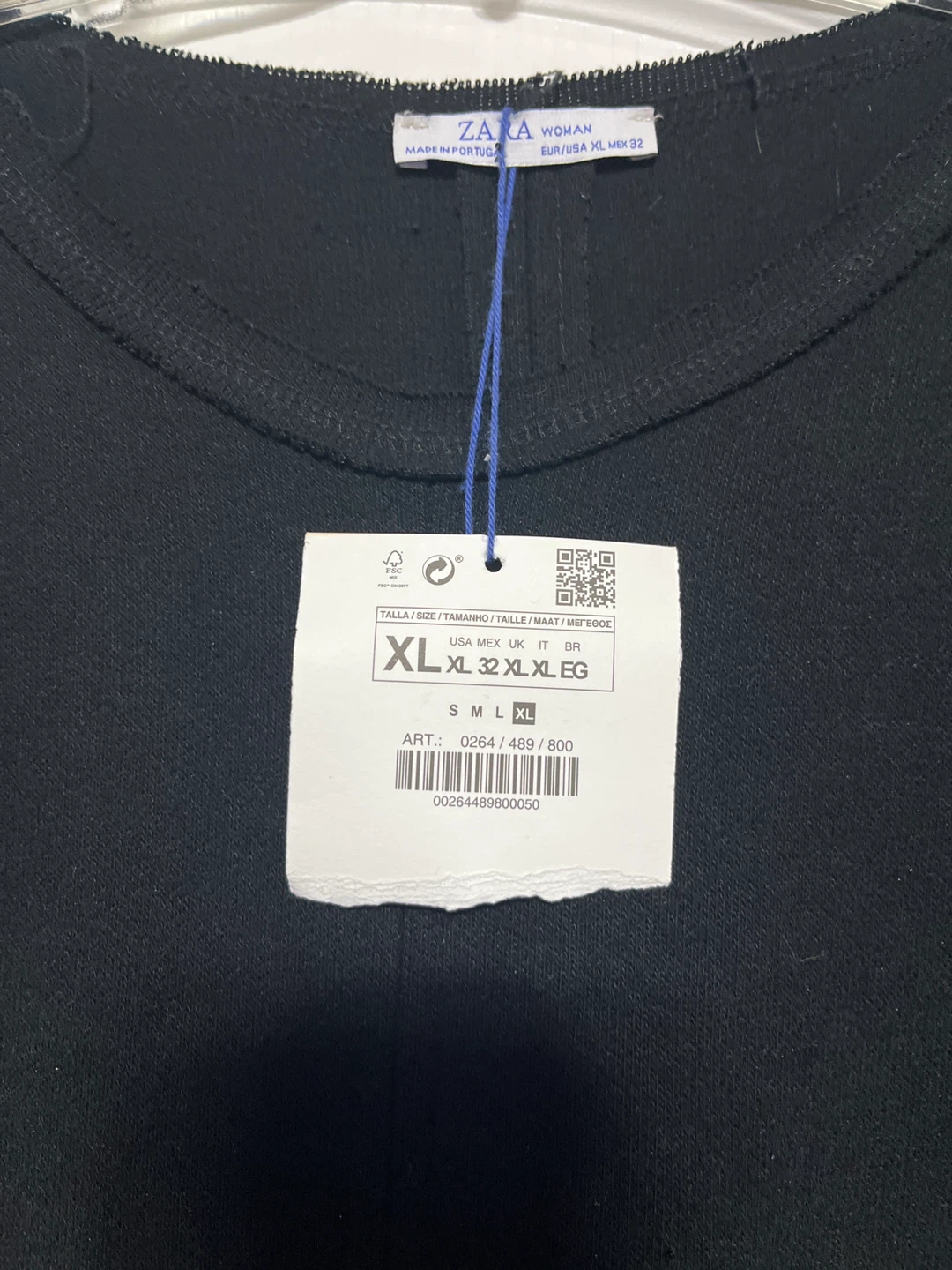 Black Zara Woman Knit Dress - Size XL - photo 2