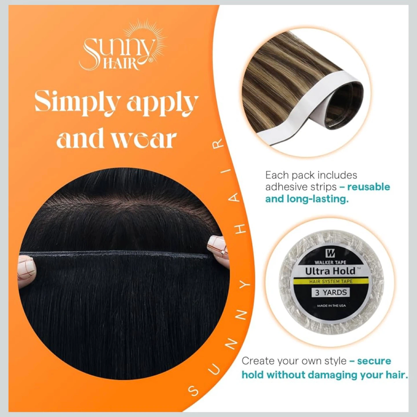 24 Inch Tape In Weft Human Hair Extensions - photo 5