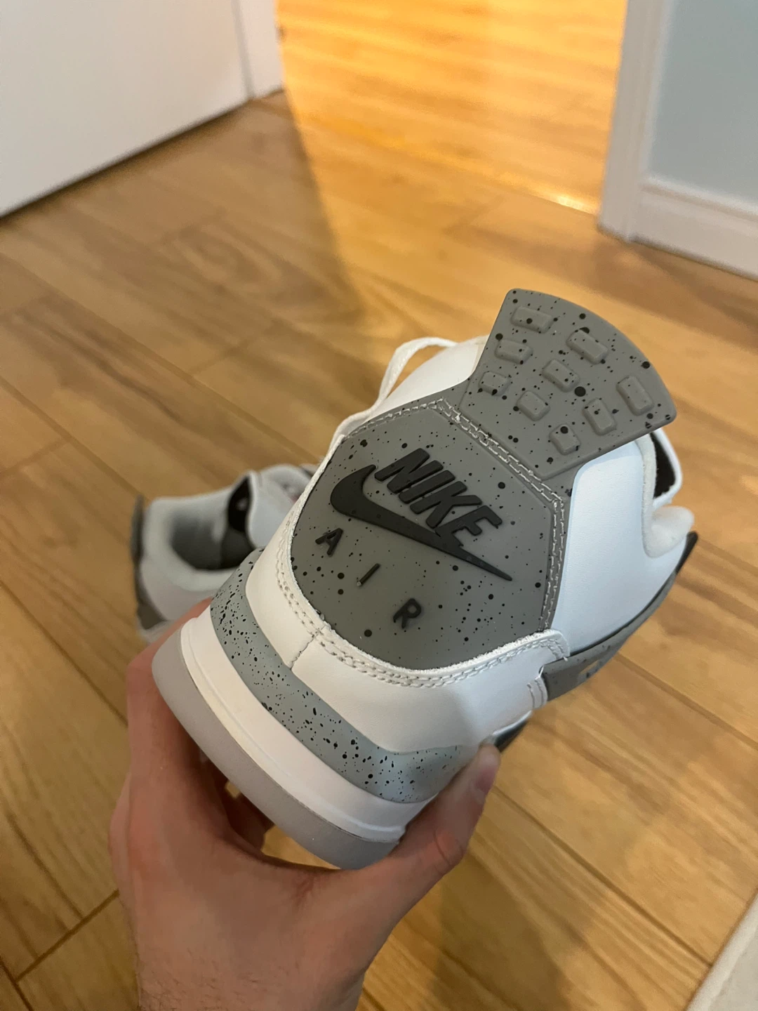 Jordan 4 white cements size 12 rep - photo 4