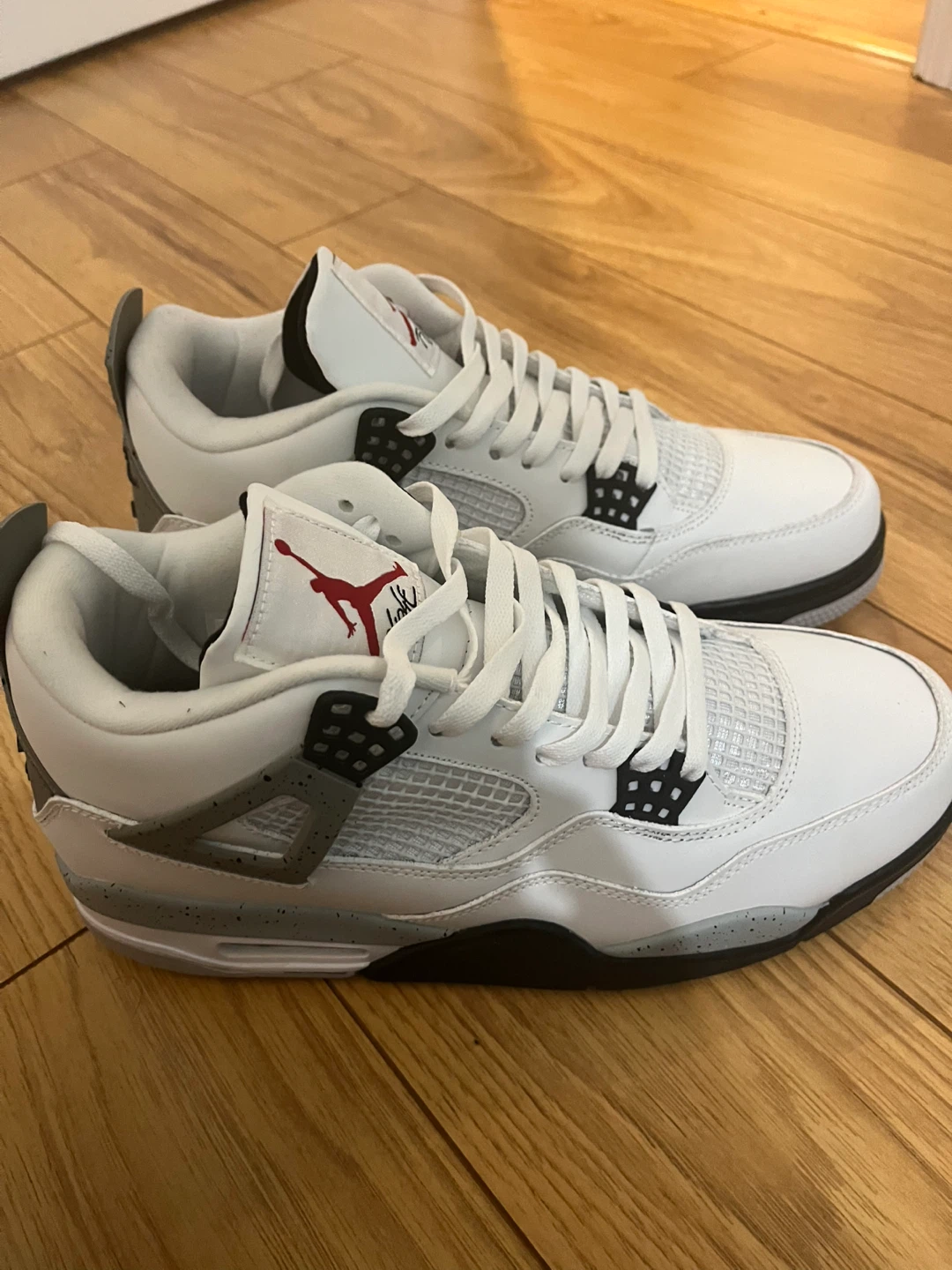 Jordan 4 white cements size 12 rep - photo 2