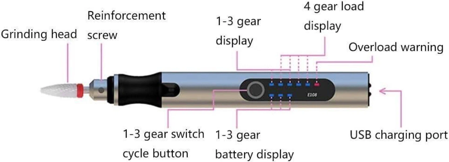 Rechargeable Electric Micro Engraver Pen - photo 2