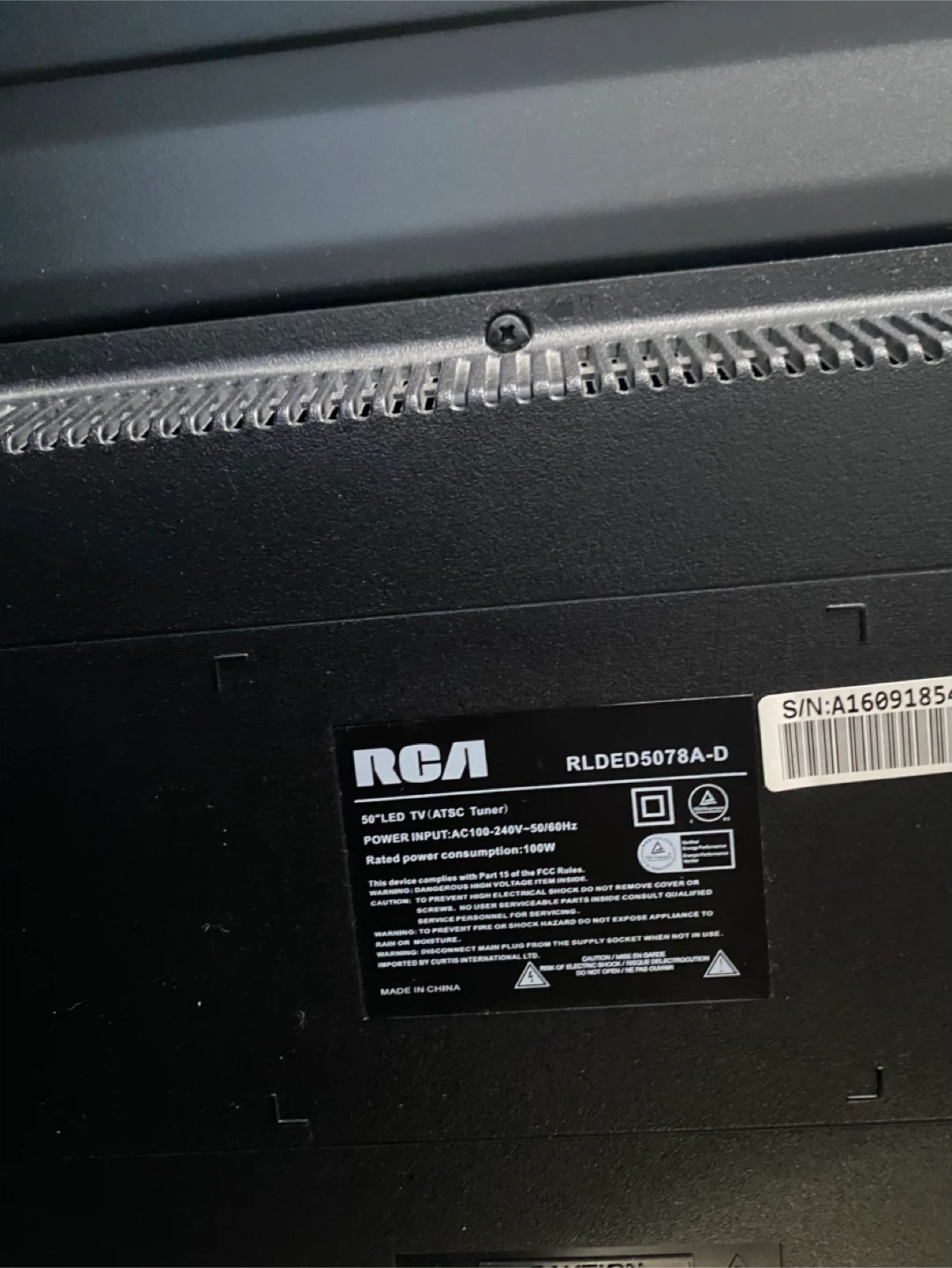 RCA 50" LED TV (RLDED5078A-D) - photo 2