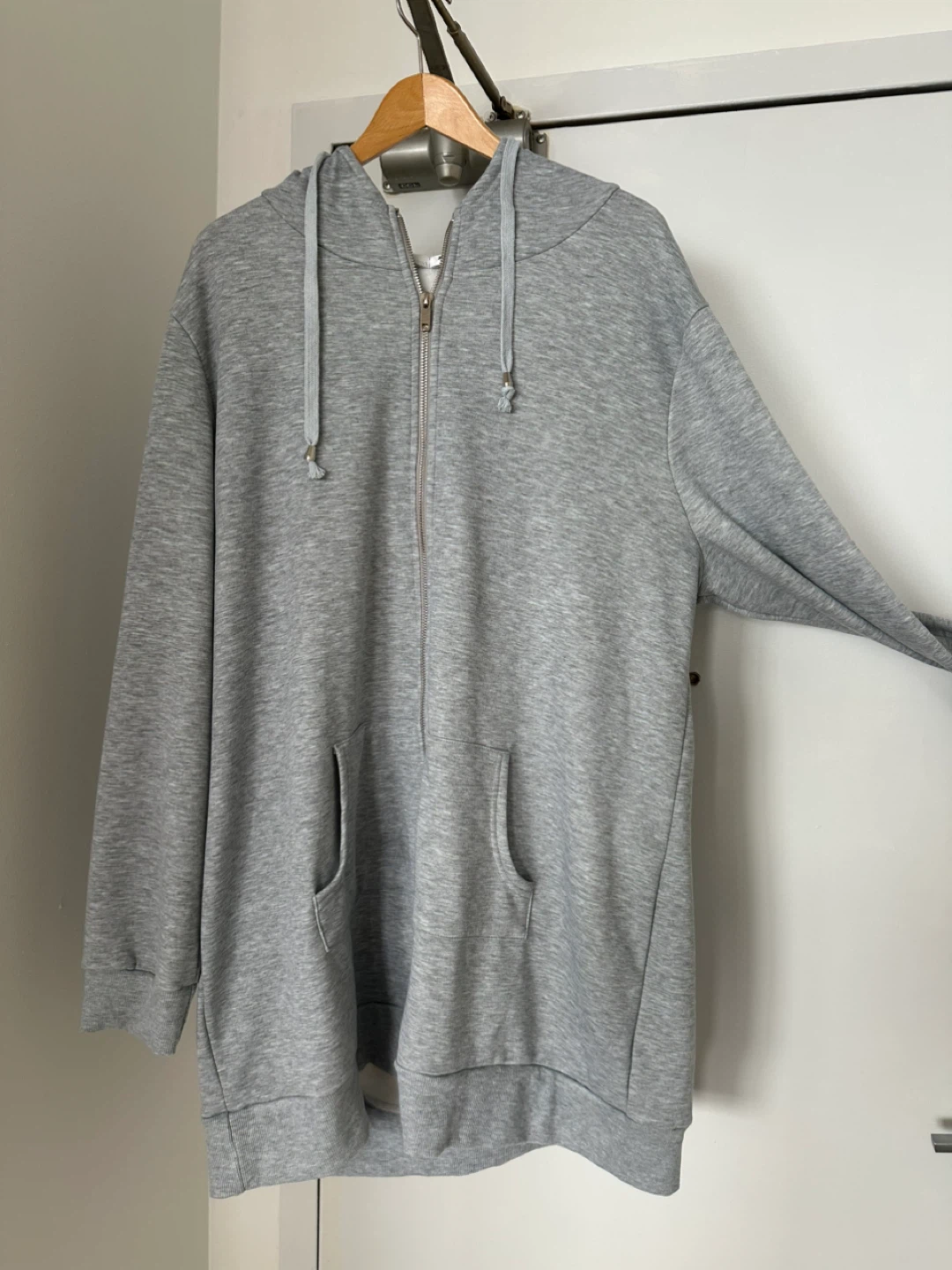 Zeagoo Grey Full Zip Hoodie XXXL