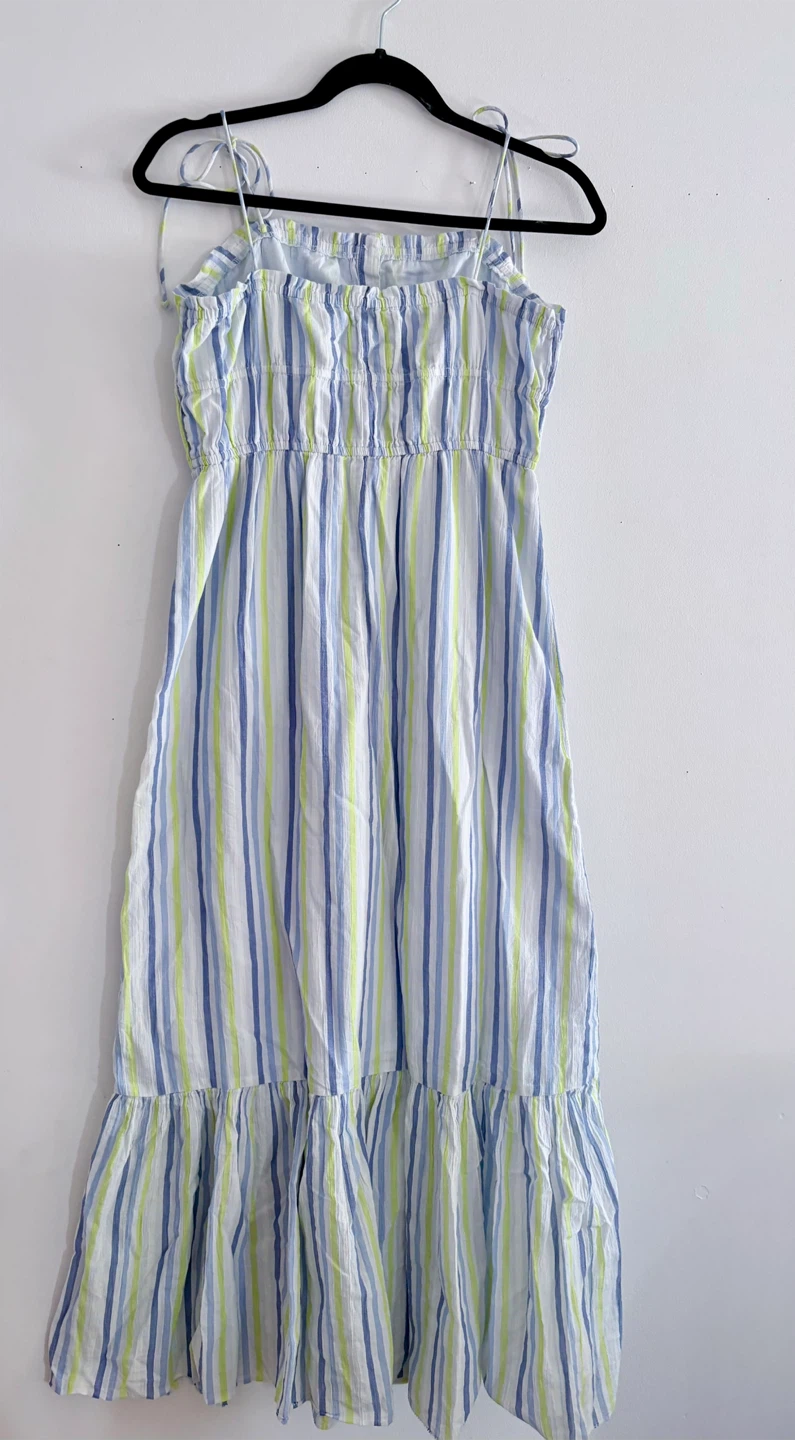 Aerie Striped Midi Dress 100% cotton 🏆‼️last price ‼️ - photo 5
