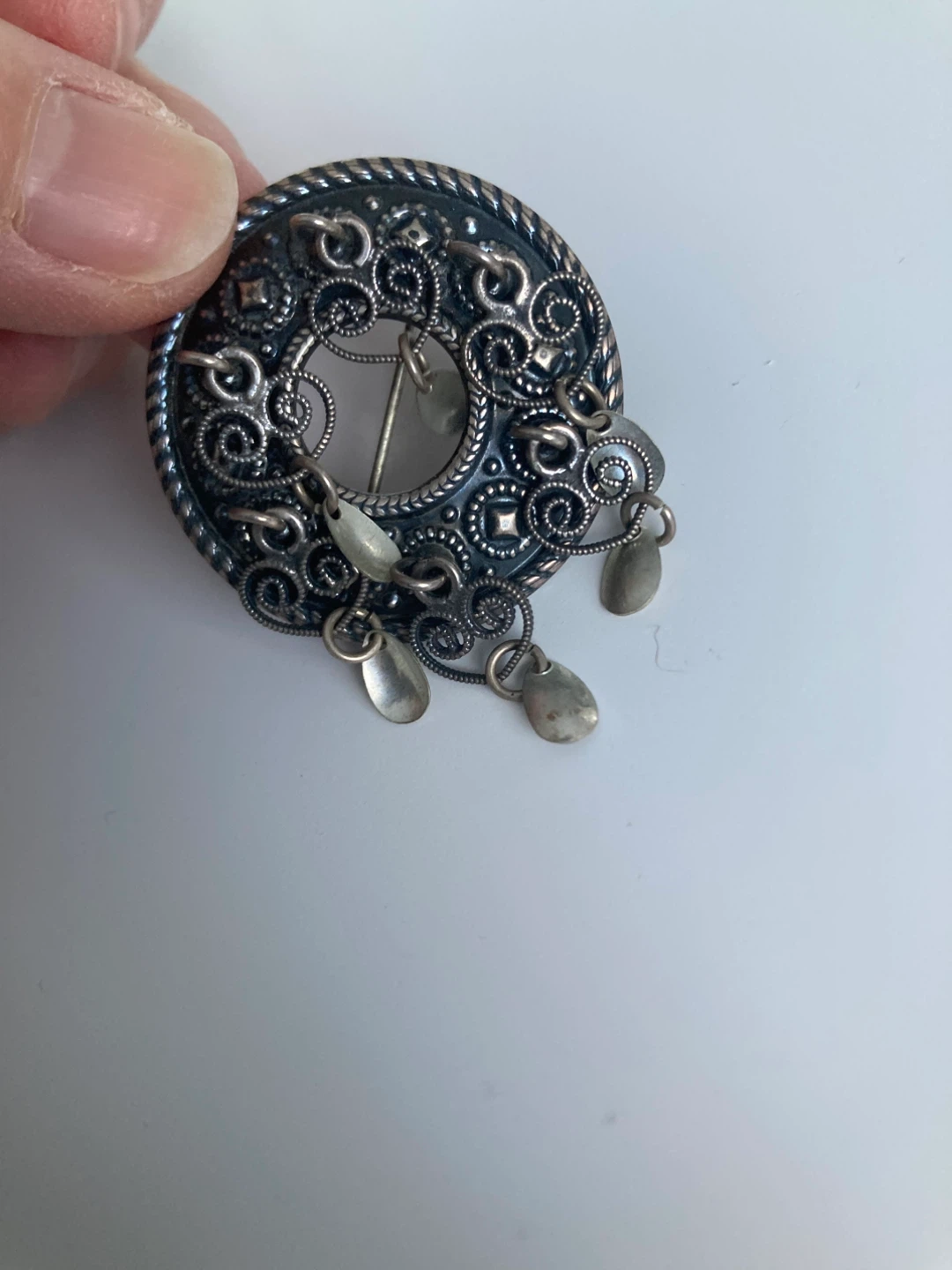 Vintage Norway Sterling Silver Brooch - Made in Norway - photo 2