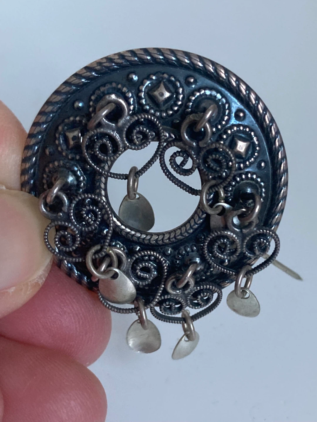 Vintage Norway Sterling Silver Brooch - Made in Norway