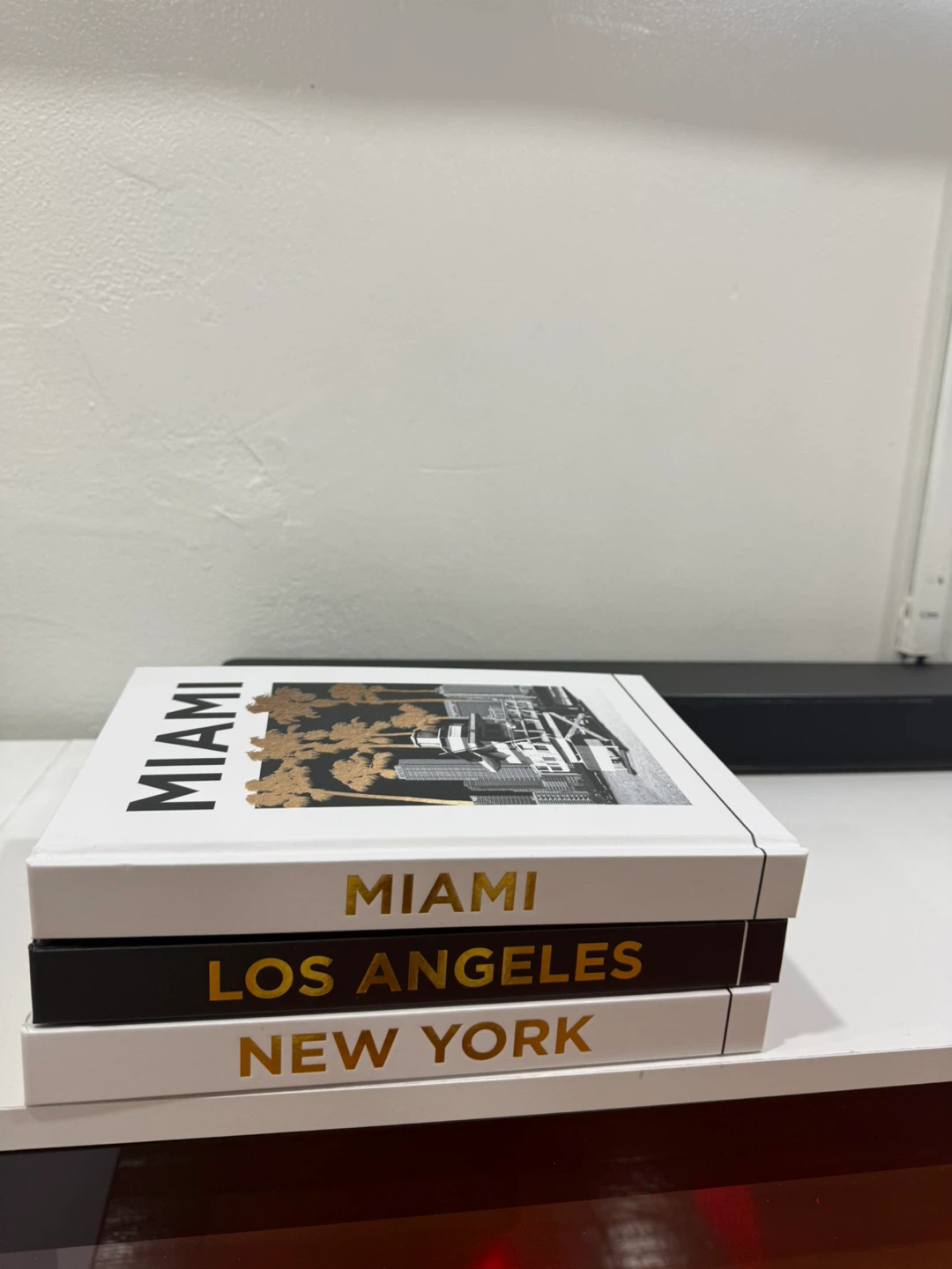 Set of 3 Coffee Table Books: Miami, Los Angeles, New York