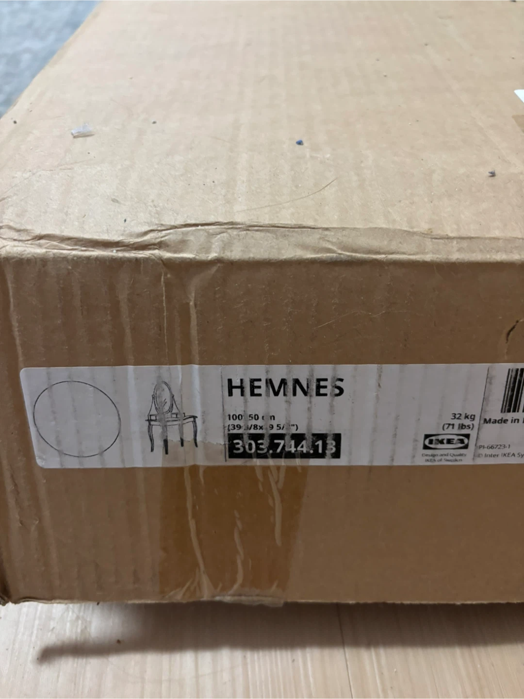 IKEA HEMNES Dressing Table with Mirror - White - photo 5