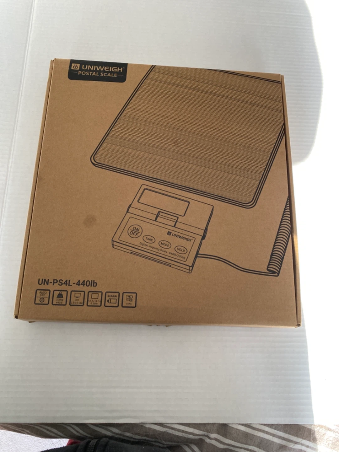 UNIWEIGH Postal Scale UN-PS4L - 440lb