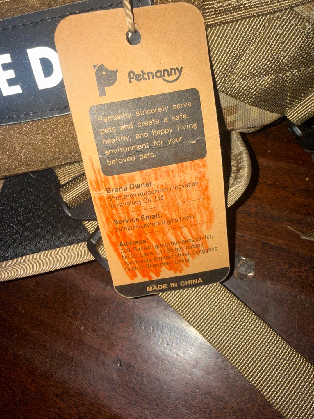 Pet Nanny Service Dog Harness - photo 4