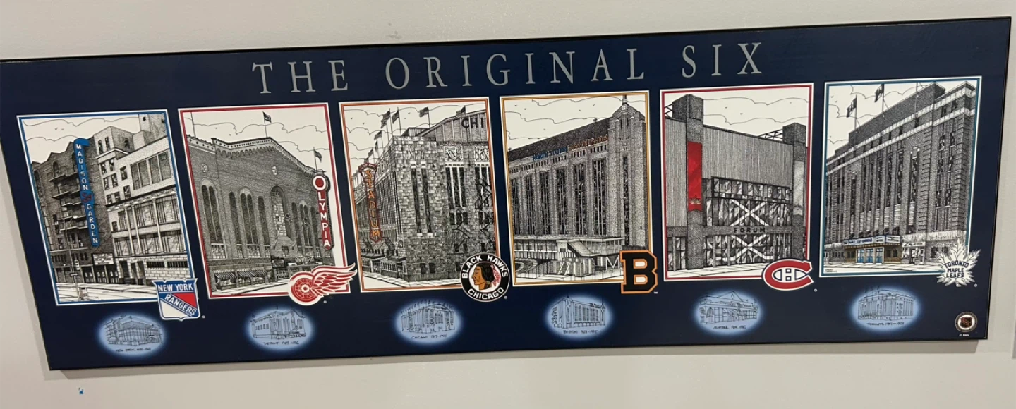 Original Six Hockey Arenas Framed Print - photo 4