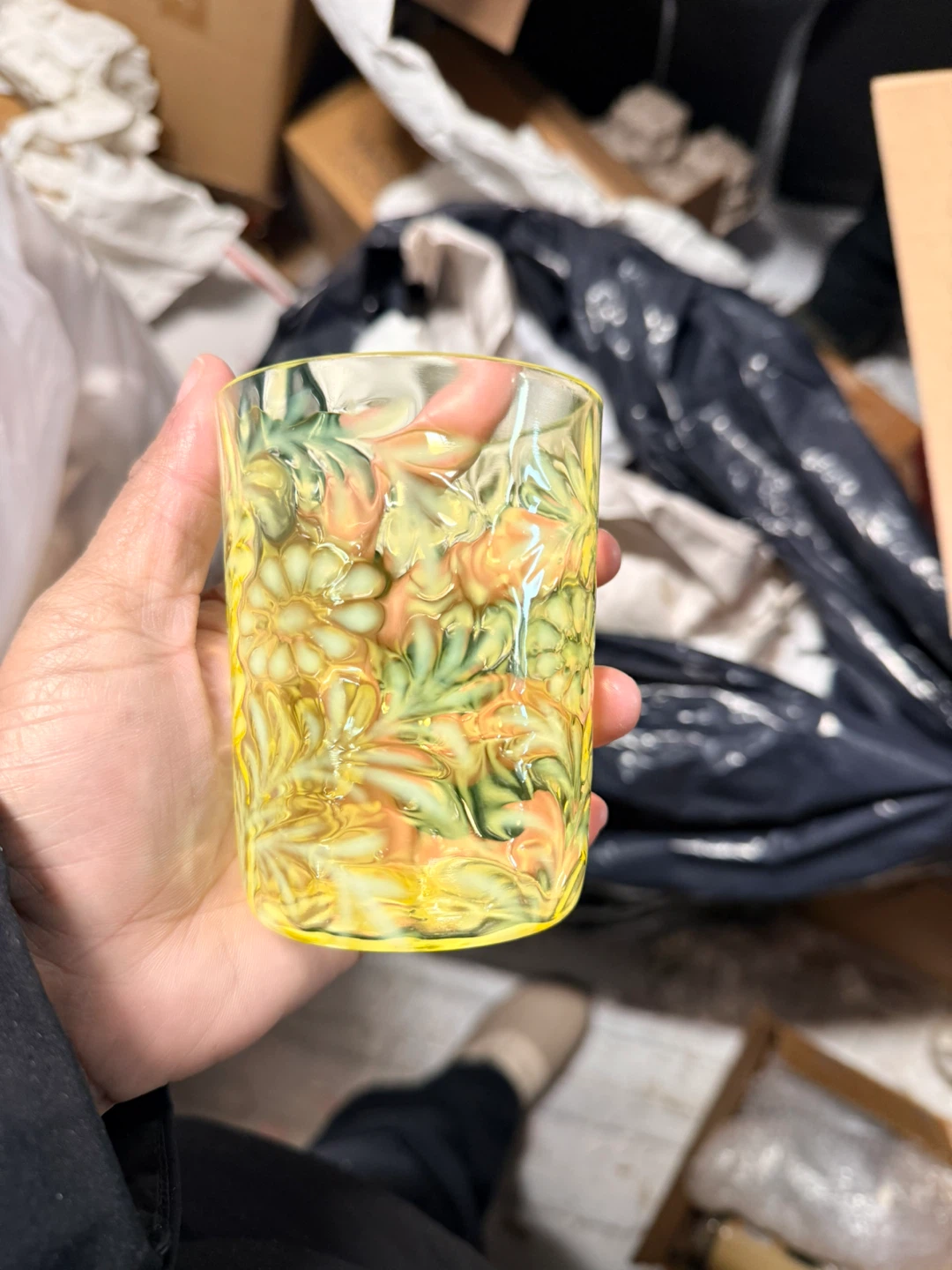 Decorative Glass Tumbler