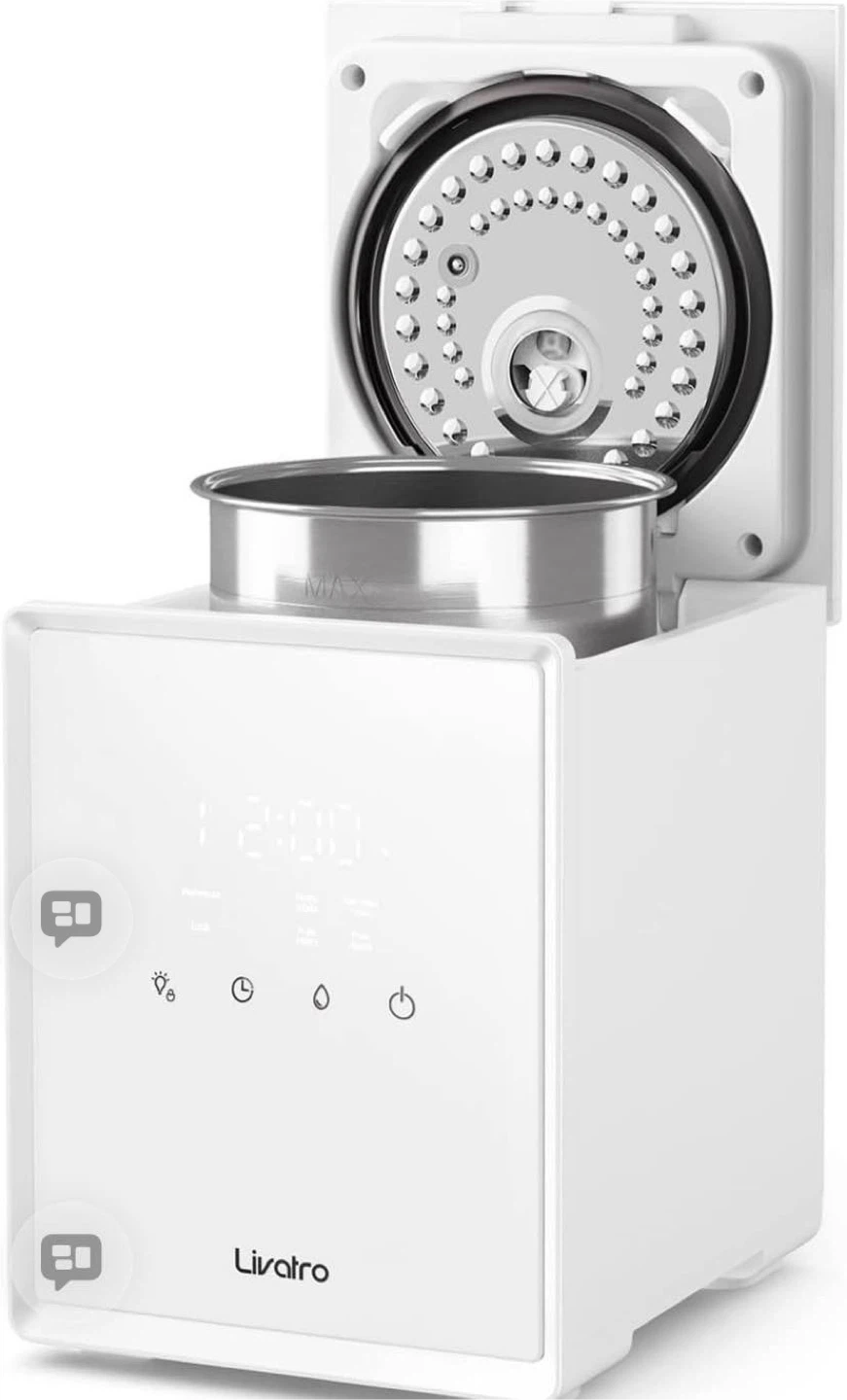 3L Stainless Steel Warm Mist Humidifier with Easy Clean and Warm - photo 5