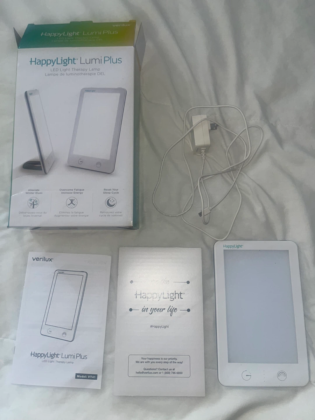 HappyLight Lumi Plus LED Light Therapy Lamp