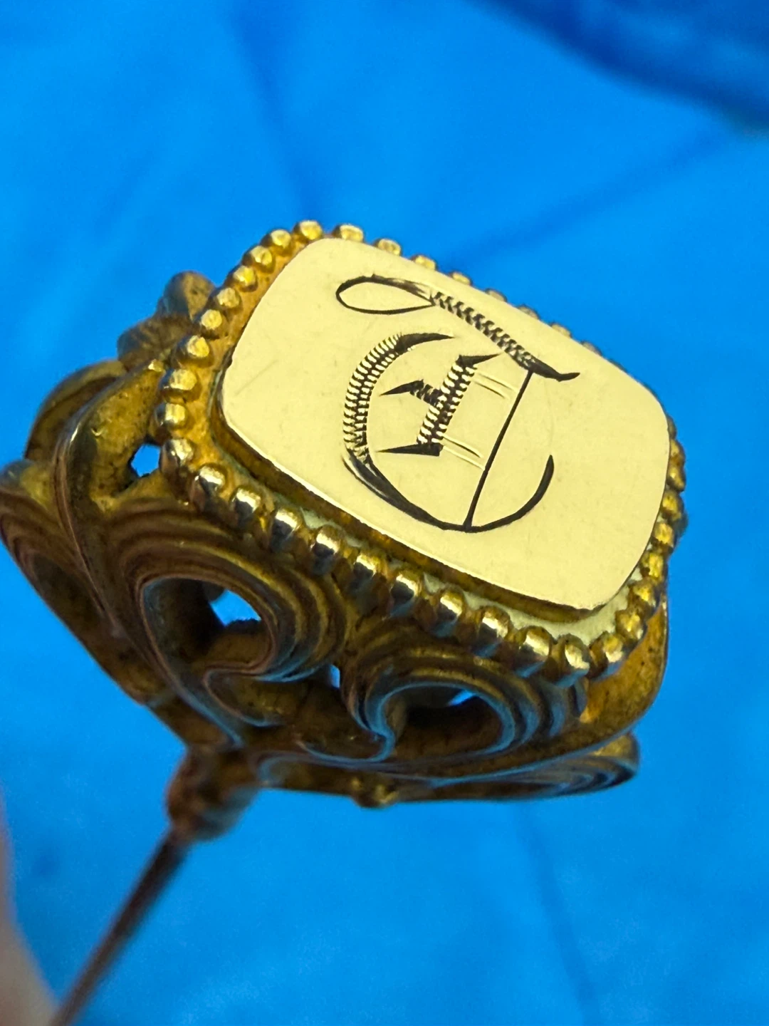 Antique Monogrammed Stick Pin - photo 5