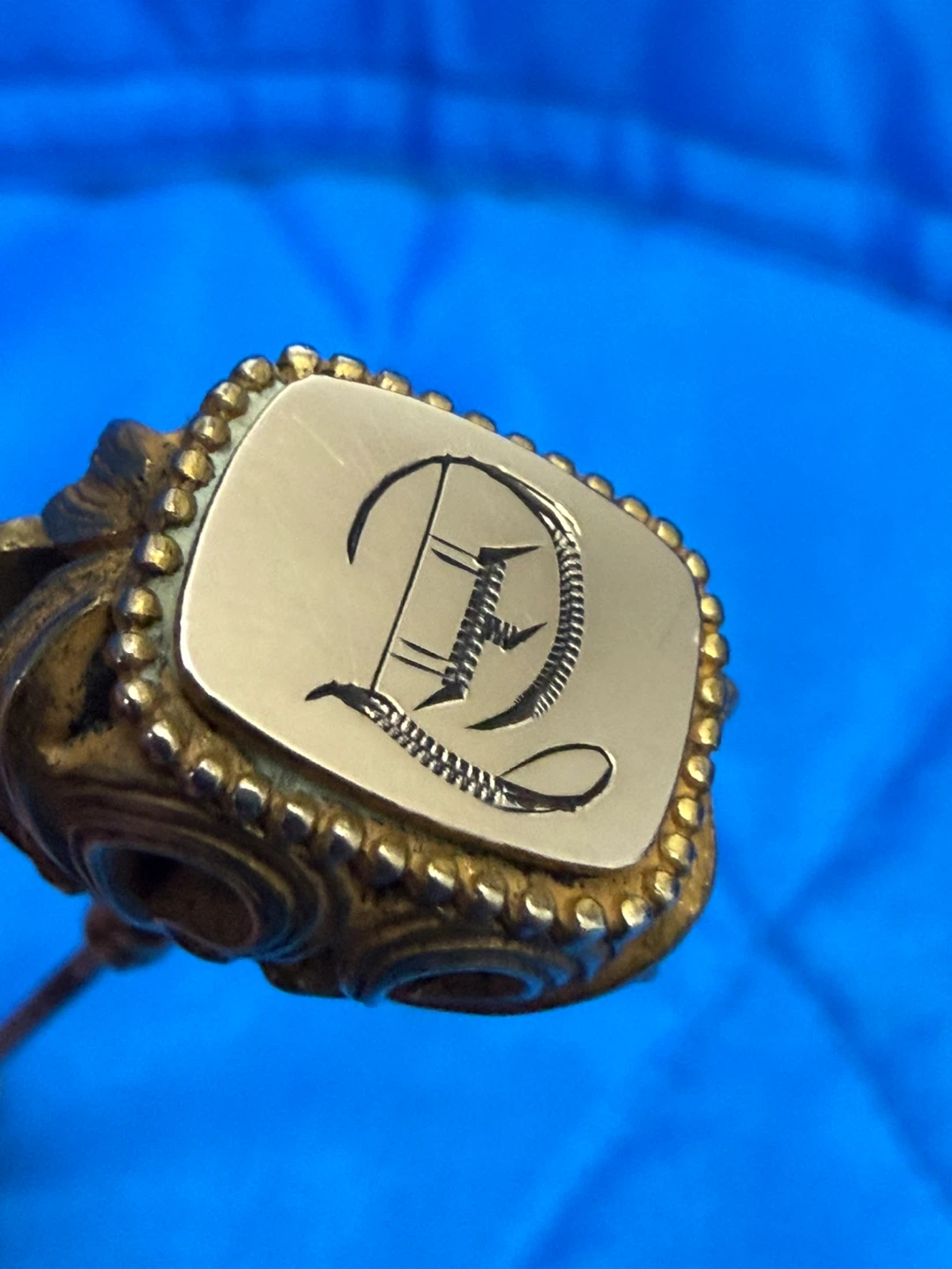 Antique Monogrammed Stick Pin
