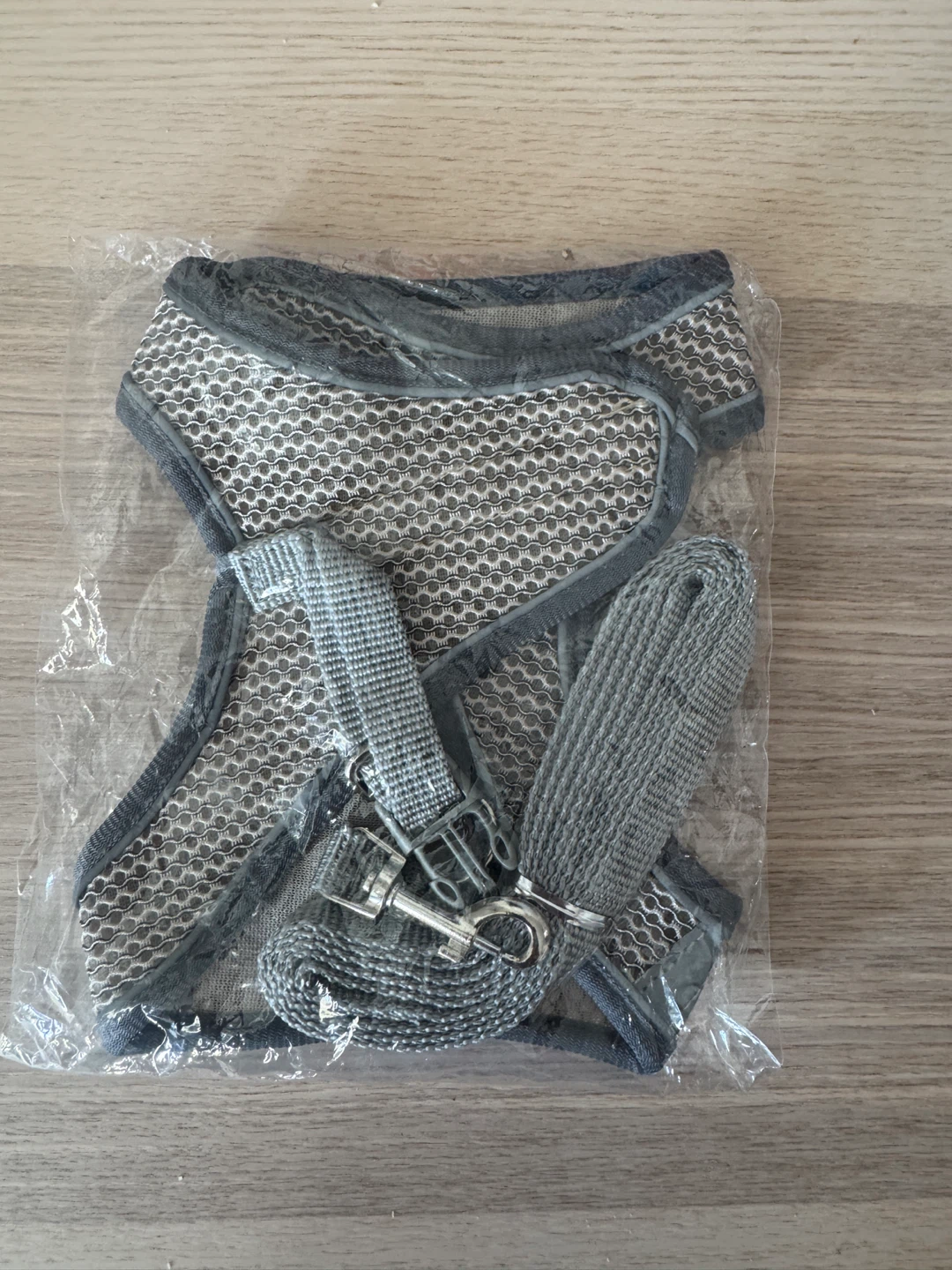 HPETHF Dog Harness and Leash Set Grey Size M - photo 2