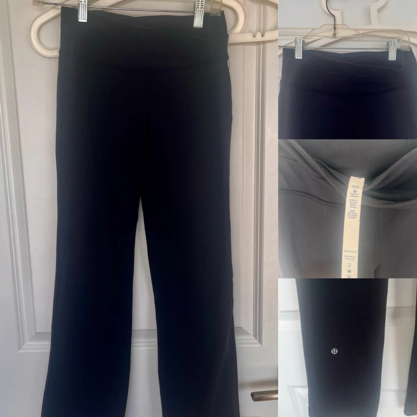 Lululemon Wunder Under High-Rise Flare Pants Black Size 4 Tall