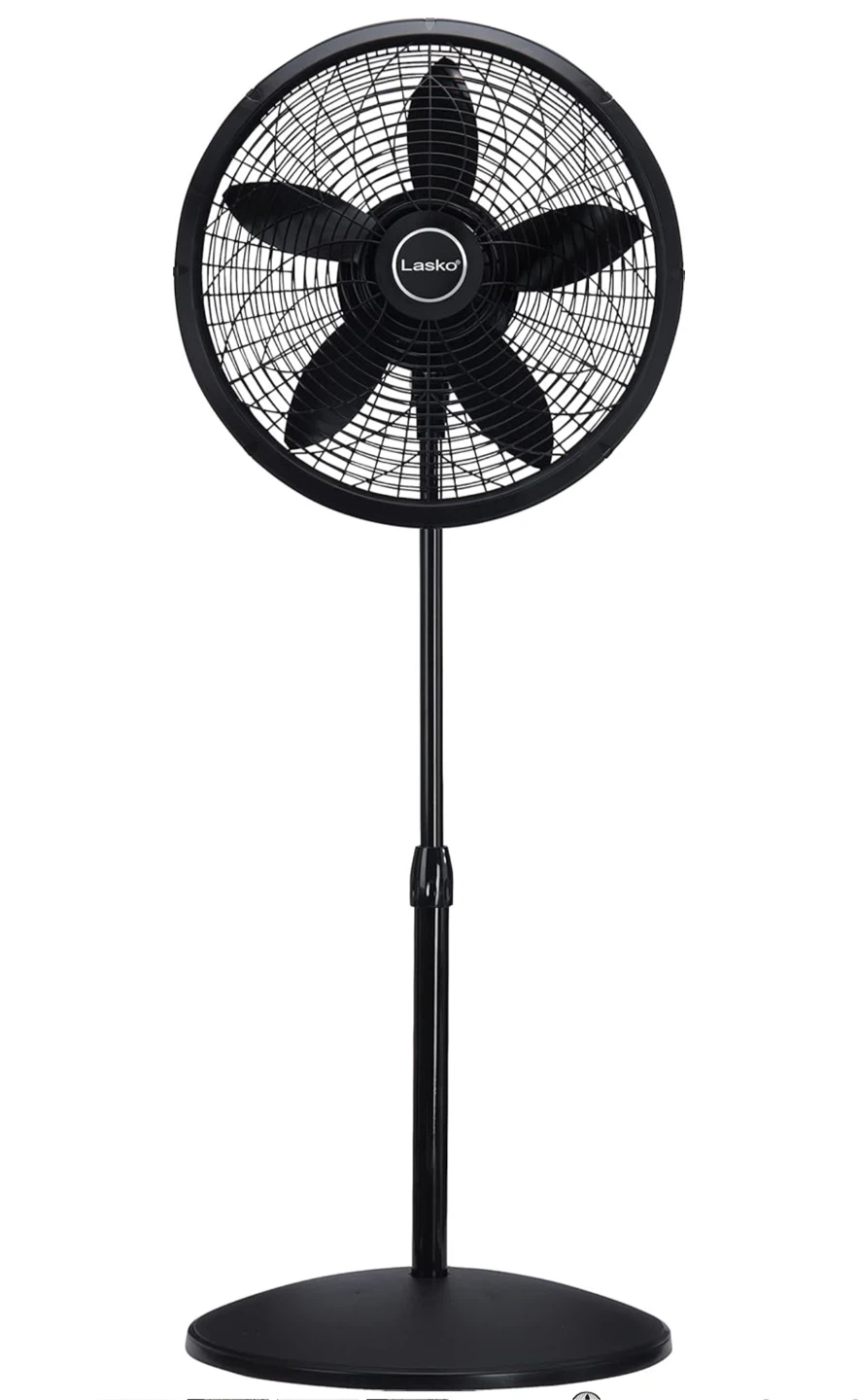 Lasko Black Pedestal Fan