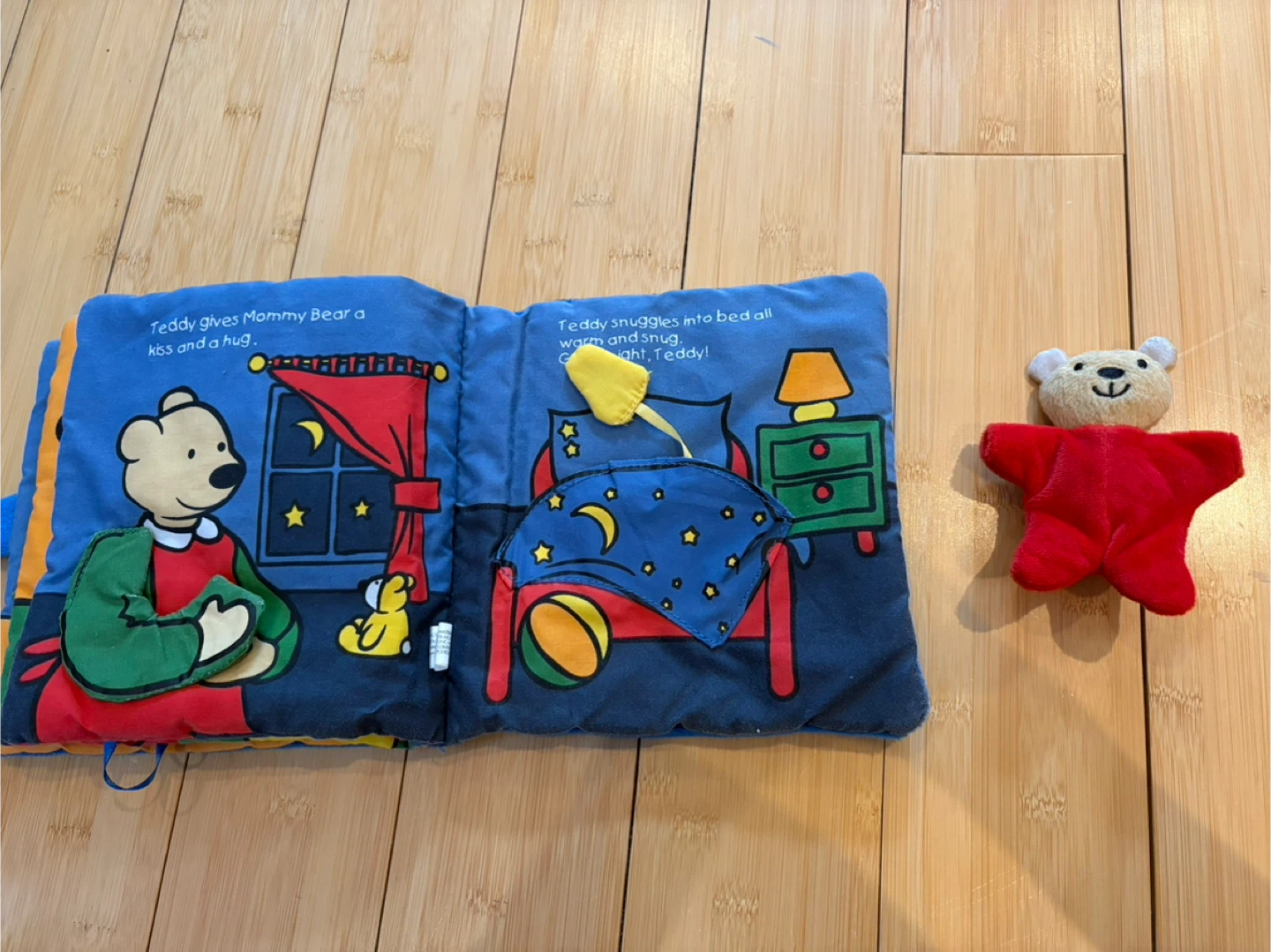Soft Baby Book with Teddy Bear - photo 3