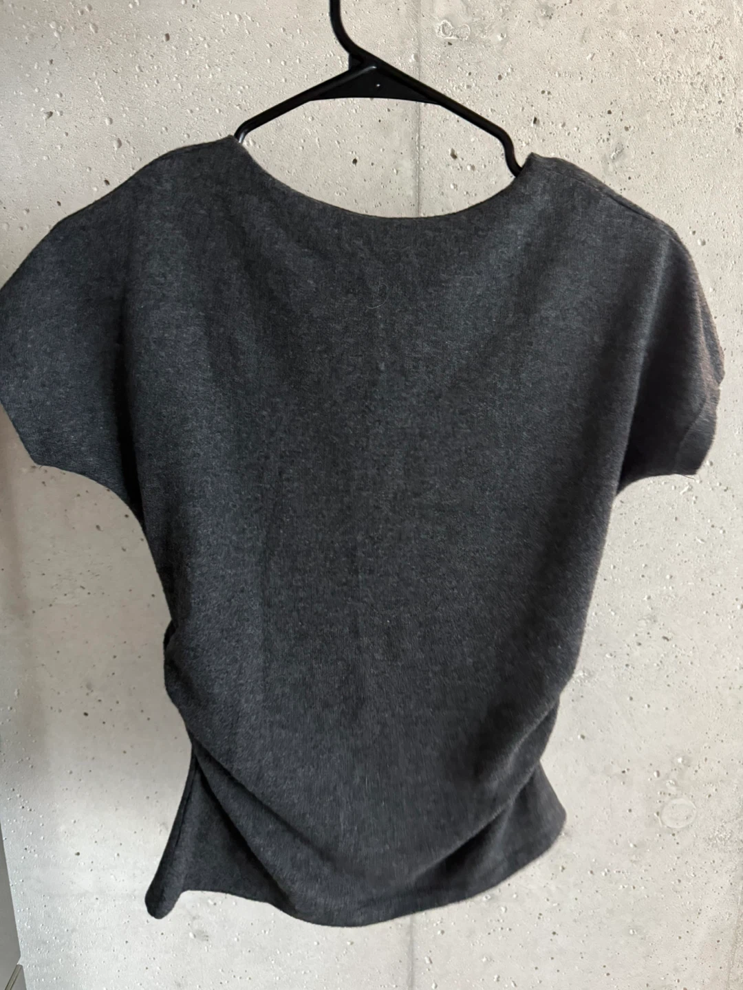 Pull & Bear Dark Grey Ruched T-Shirt BNWT - photo 2