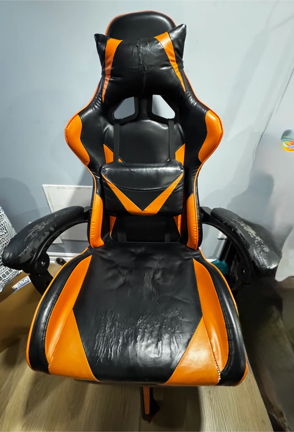 Black and Orange Gaming Chair