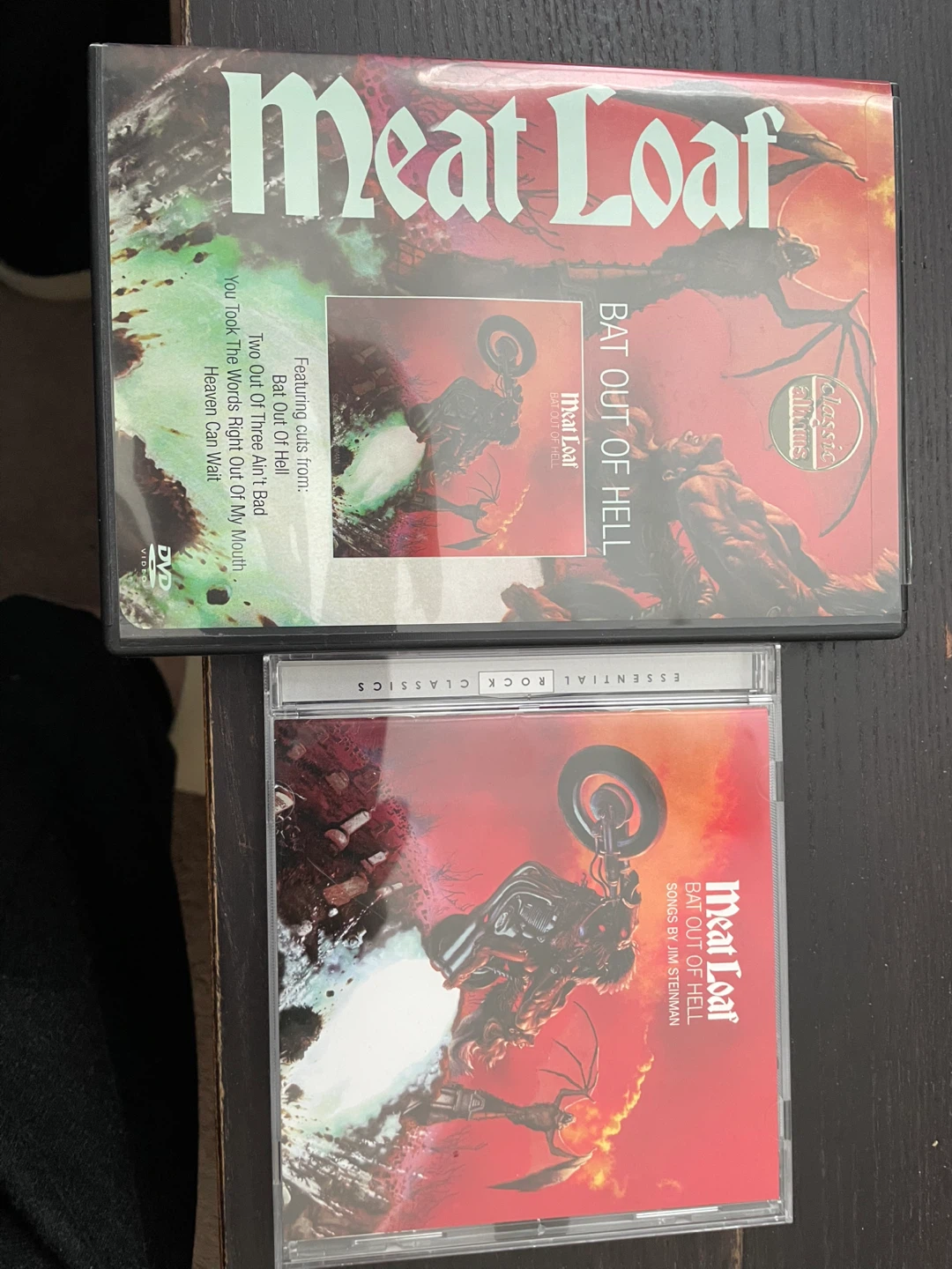 Meat Loaf Bat Out Of Hell DVD and CD Set