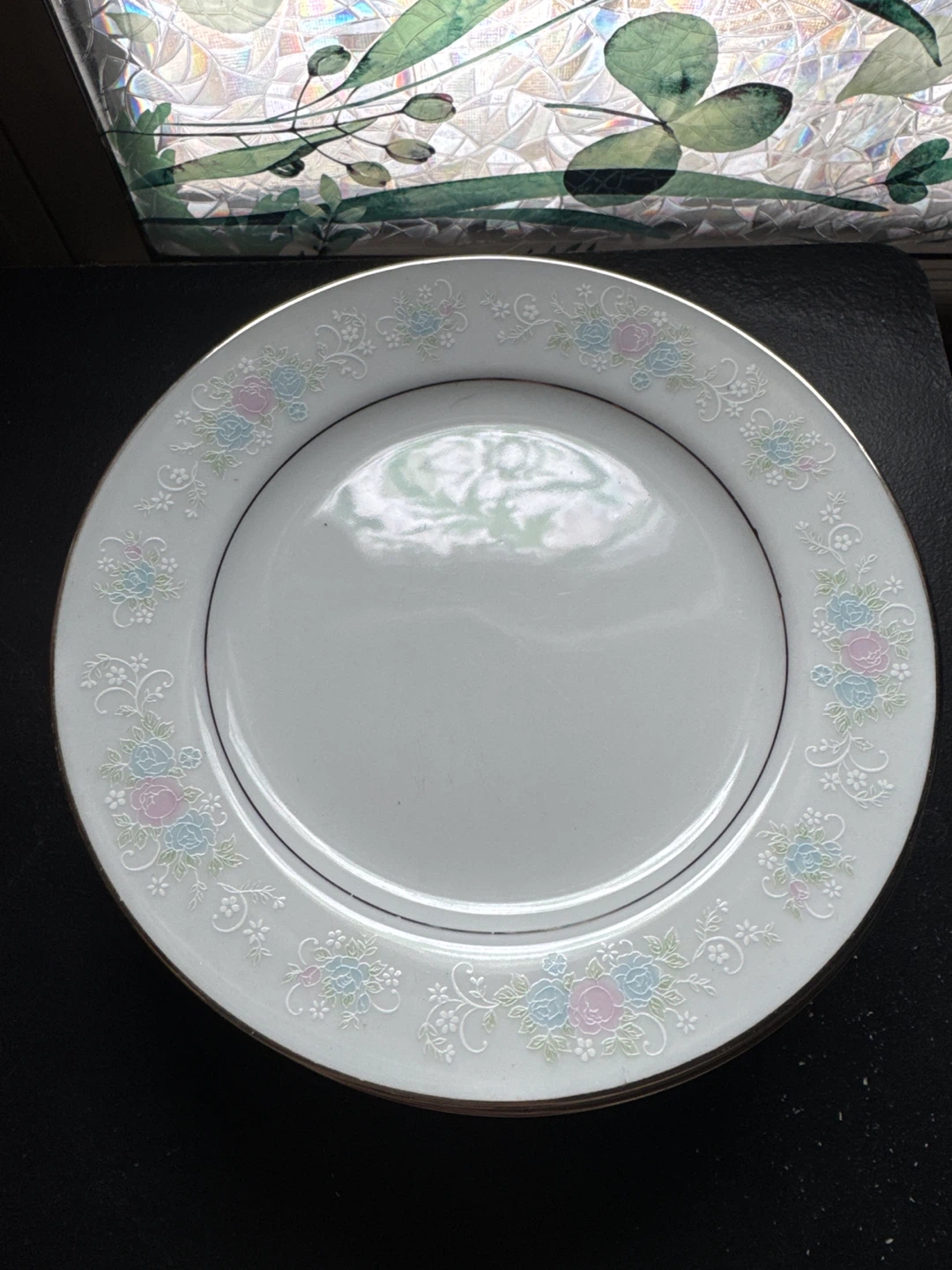Appetizer Plates Set Floral Design
