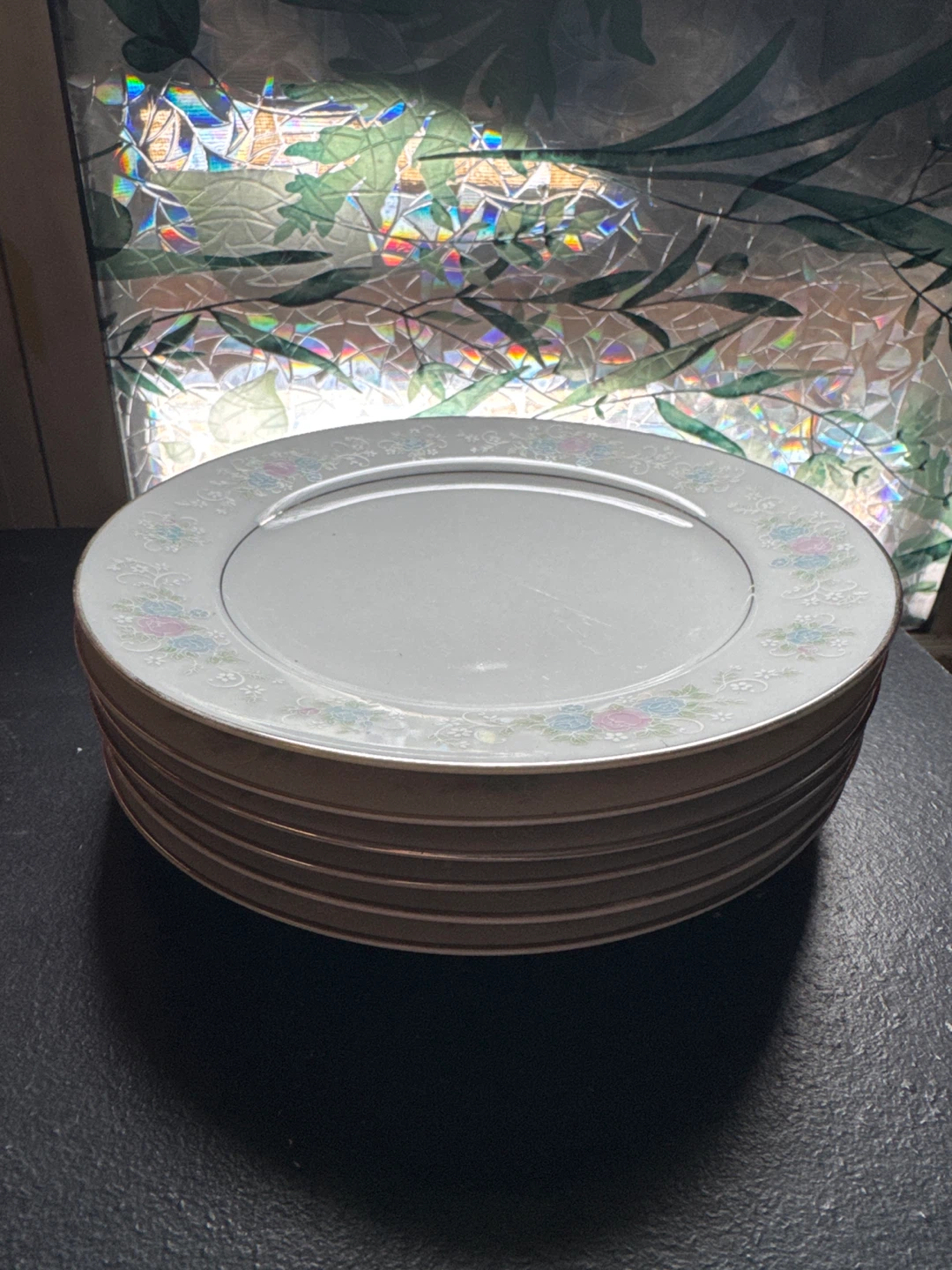 Appetizer Plates Set Floral Design - photo 2