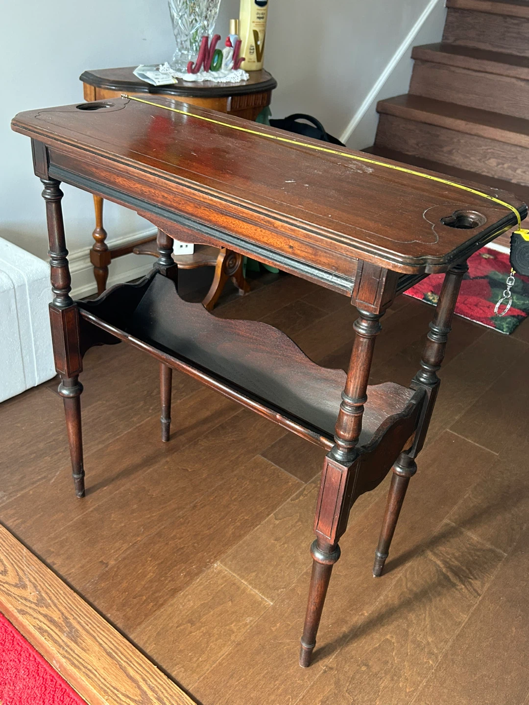 Book shelf side table