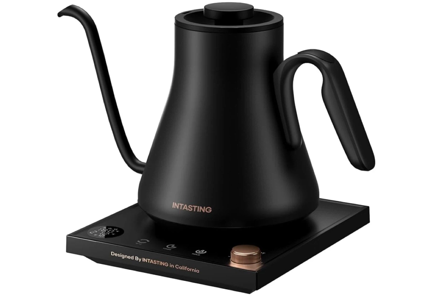 INTASTING Gooseneck Electric Kettle - Black