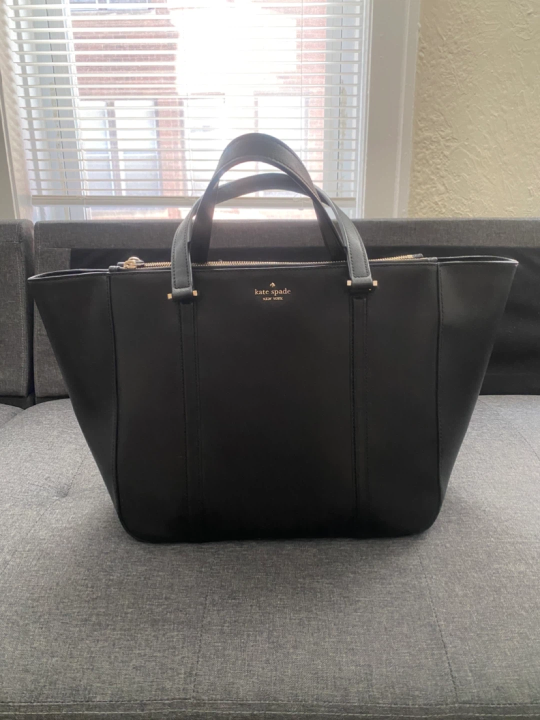 Kate Spade Black Leather Tote Bag - photo 2