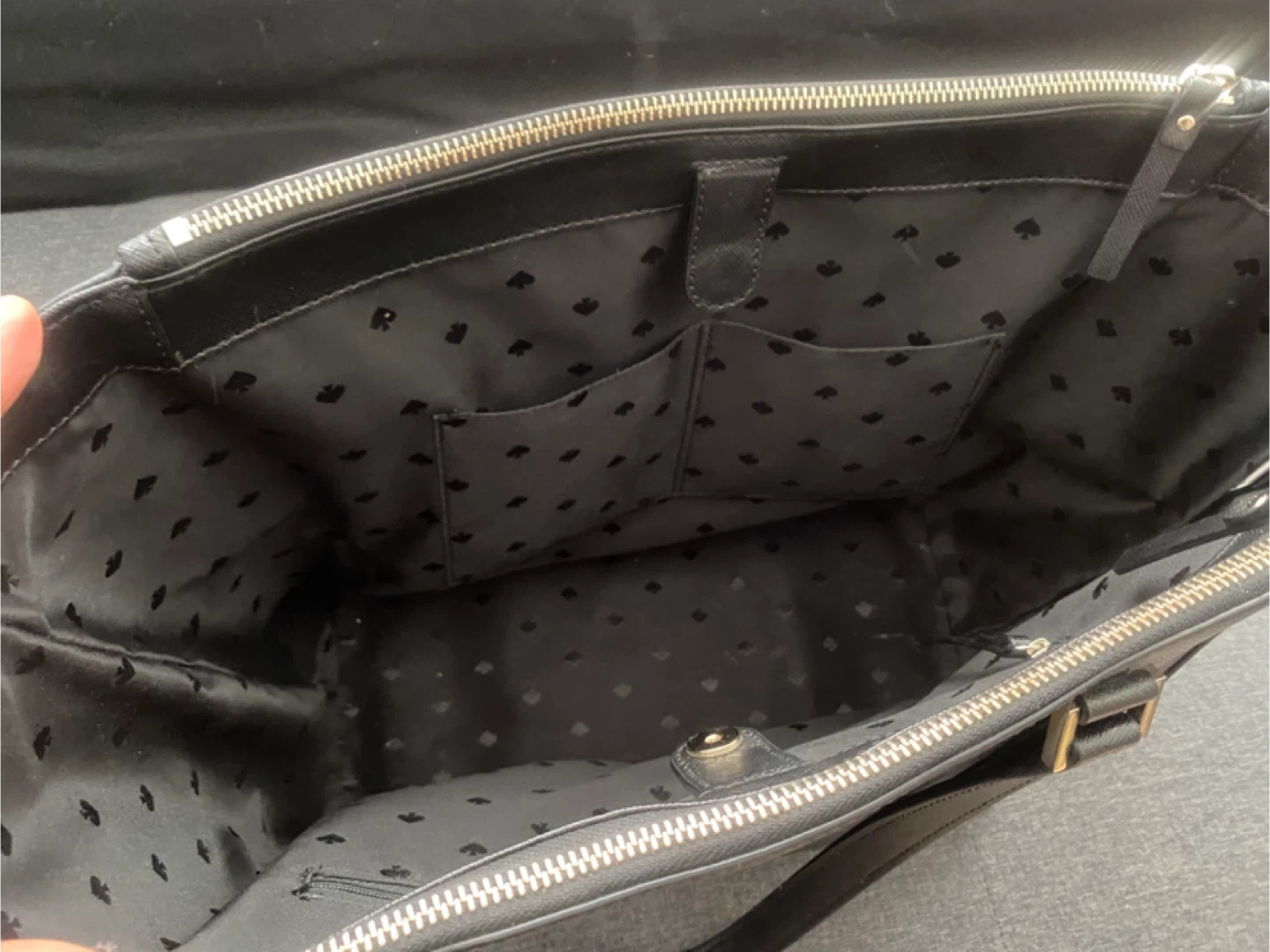 Kate Spade Black Leather Tote Bag - photo 5