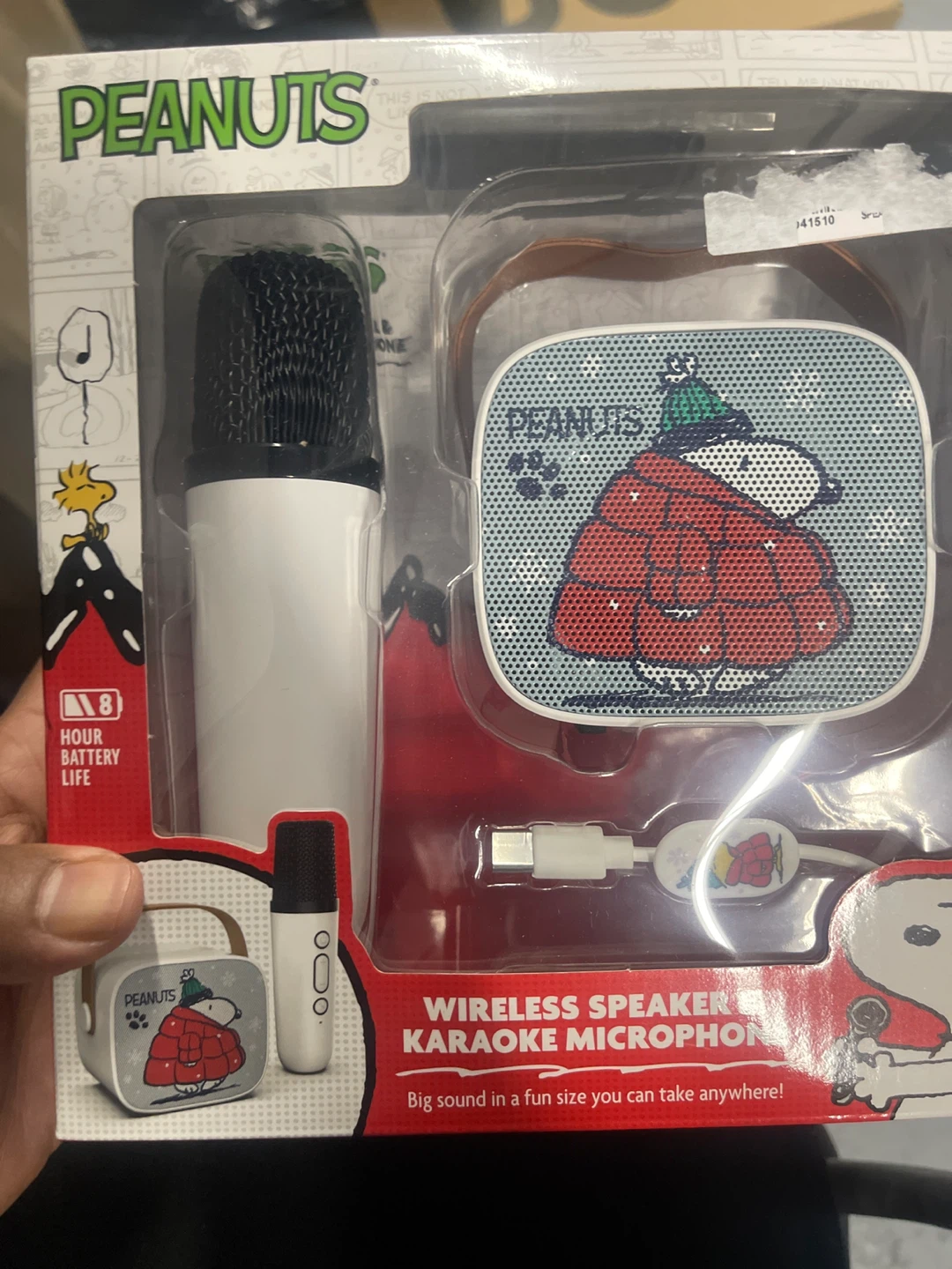 Peanuts Wireless Speaker & Karaoke Microphone