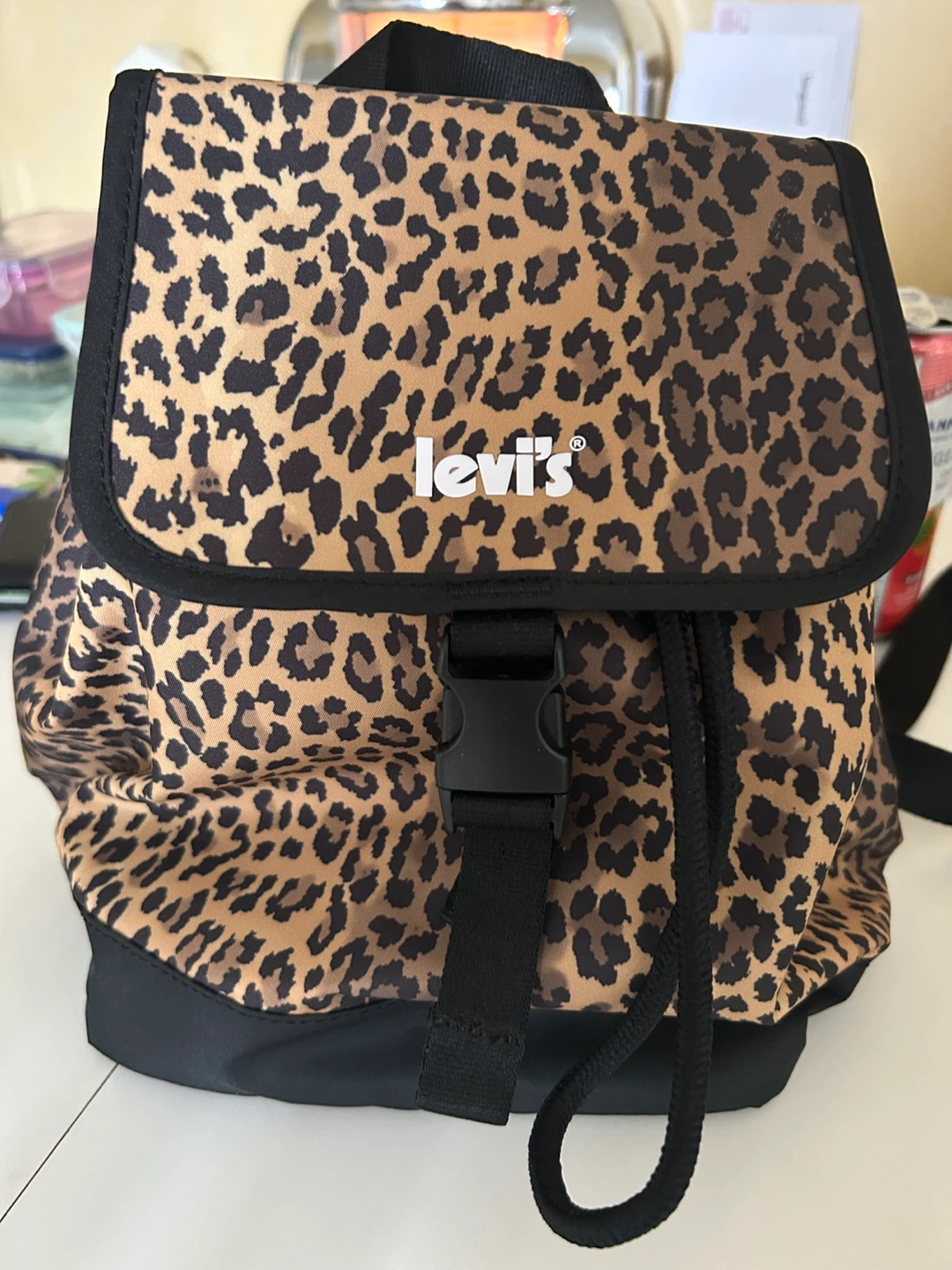 Levi's Leopard Print Mini Backpack