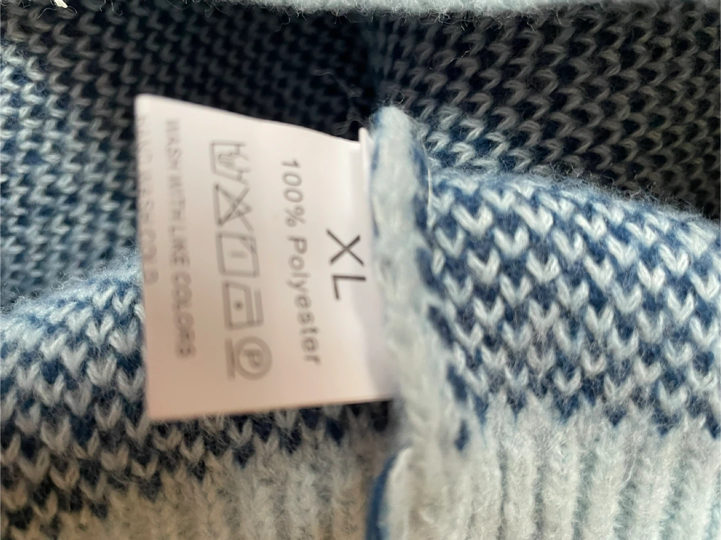 🏆PRETTY KNITTED TWO BLUE SWEATER - photo 3