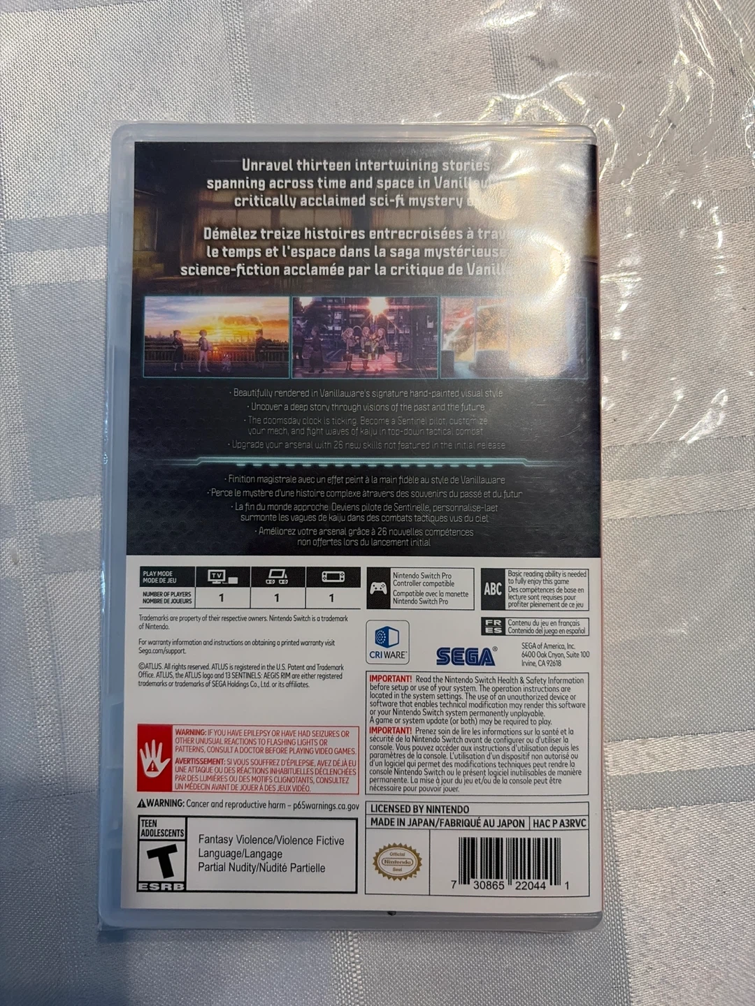 13 Sentinels: Aegis Rim Nintendo Switch Game - photo 3