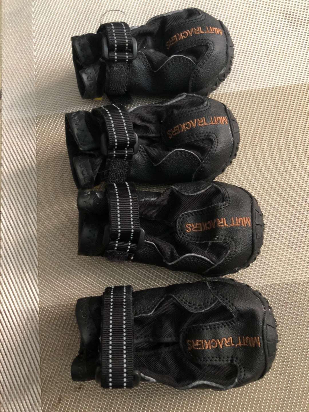 MuttTrackers Dog Boots - Black