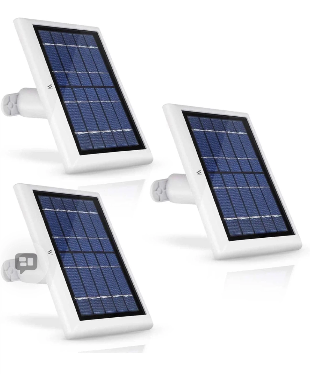 Wasserstein 3-Pack Solar Panel for Ring Cameras