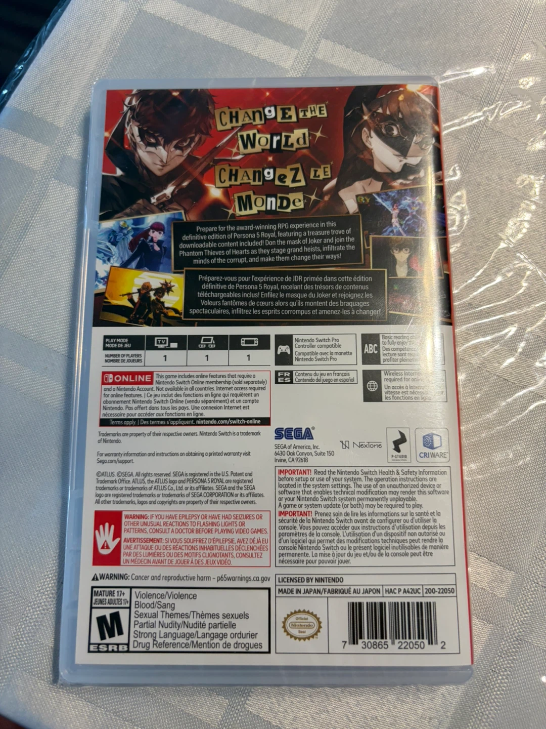 Nintendo Switch Persona 5 Royal Video Game - photo 2