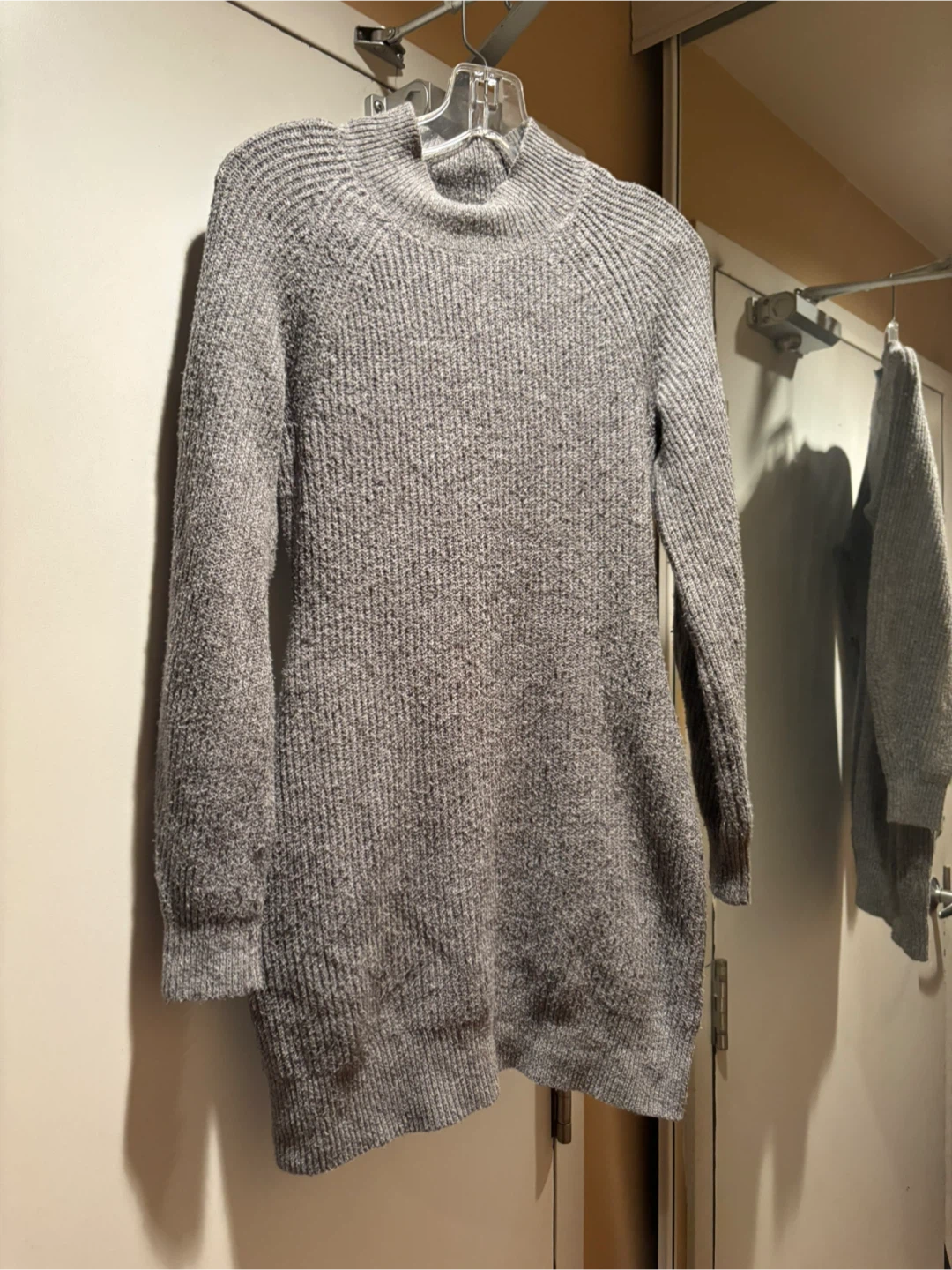 Abercrombie and Fitch Grey Knit Sweater Dress, size XS