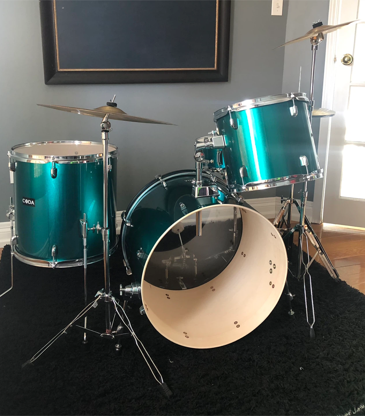 Drum set - like new! - photo 2